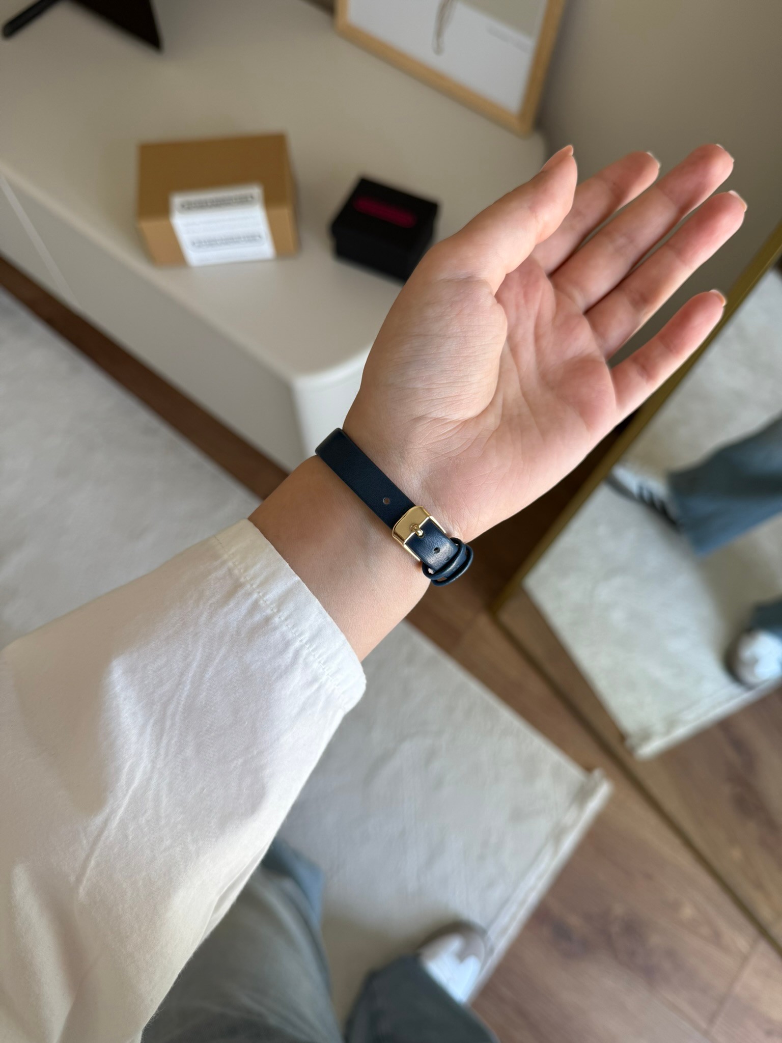 Clarise Deri Kayış Yeni Sezon Kadın Kol Saati Lacivert