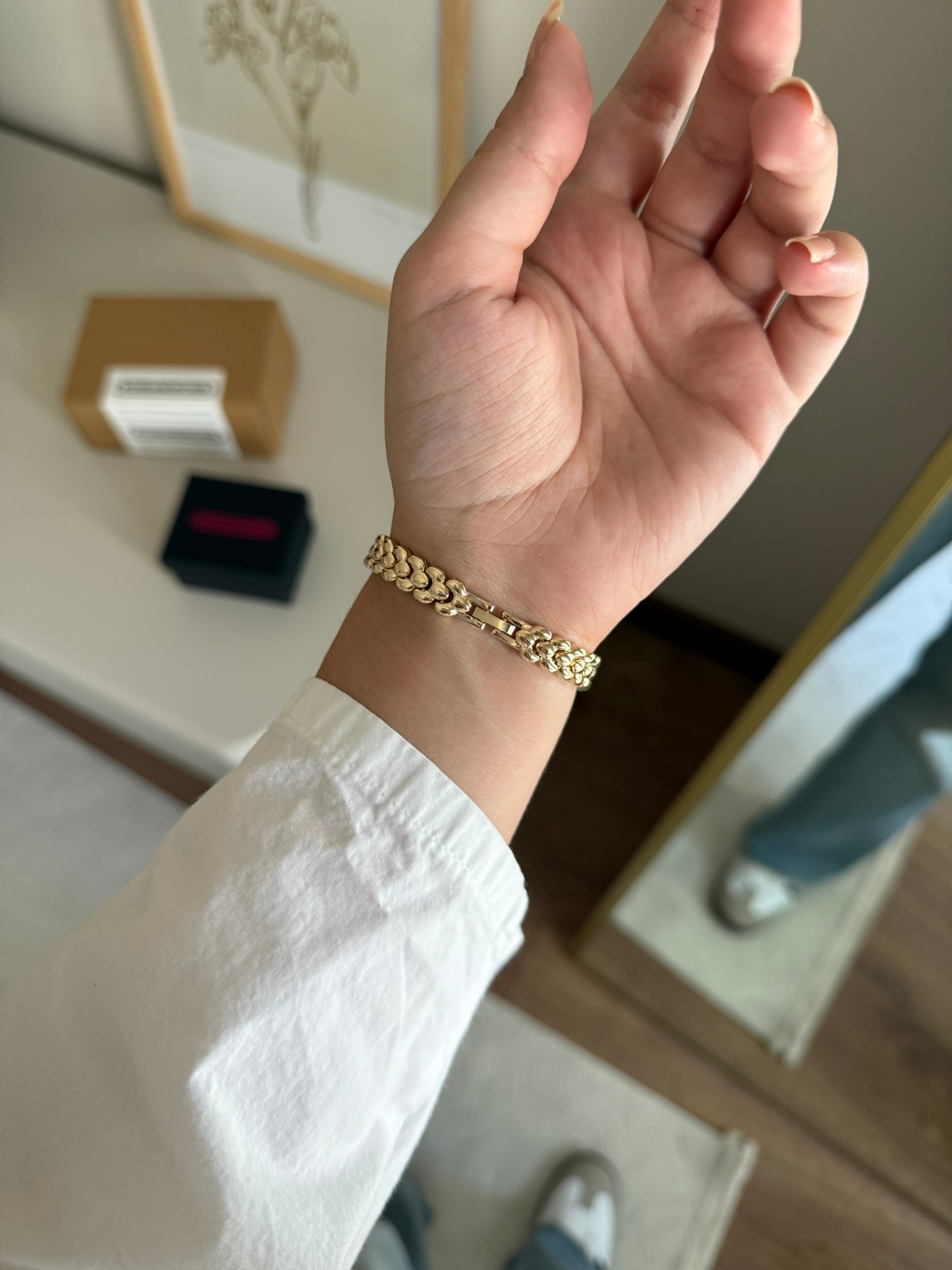 Lior Tasarım Kasa Minimal Kadın Kol Saati Gold (Bordo Kadran)