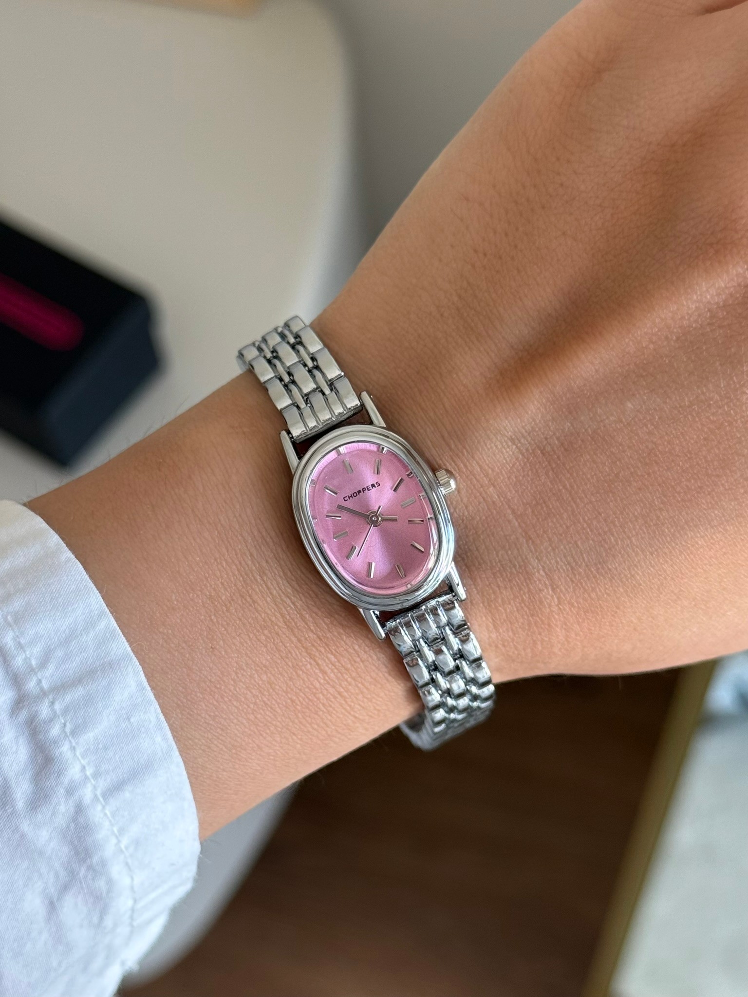 Morlex Minimal Tasarım Kadran Kadın Kol Saati Gümüş (Pembe Kadran)