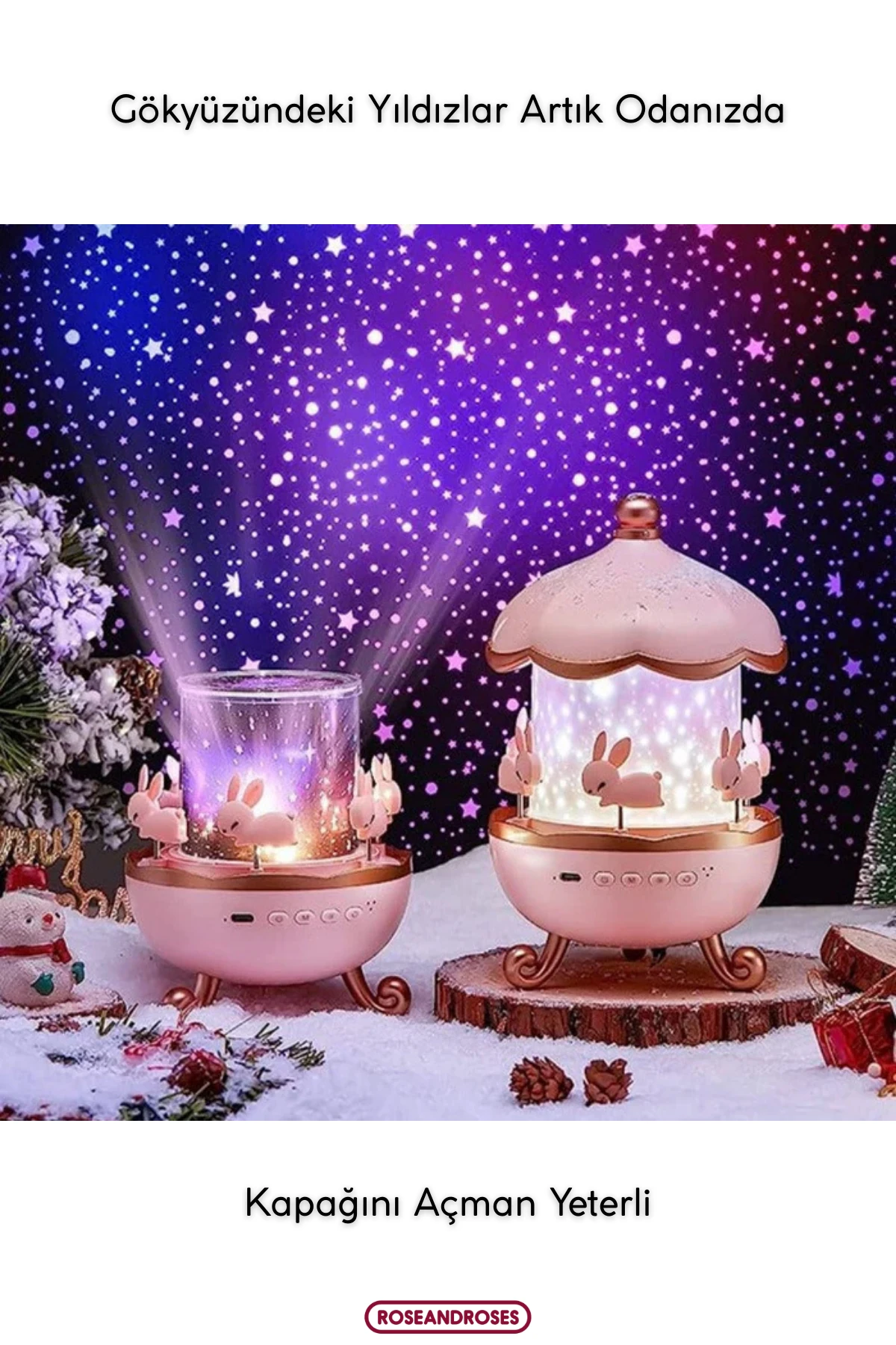 Tavşanlı Dönen Atlıkarınca Ambians Işıklı Speaker