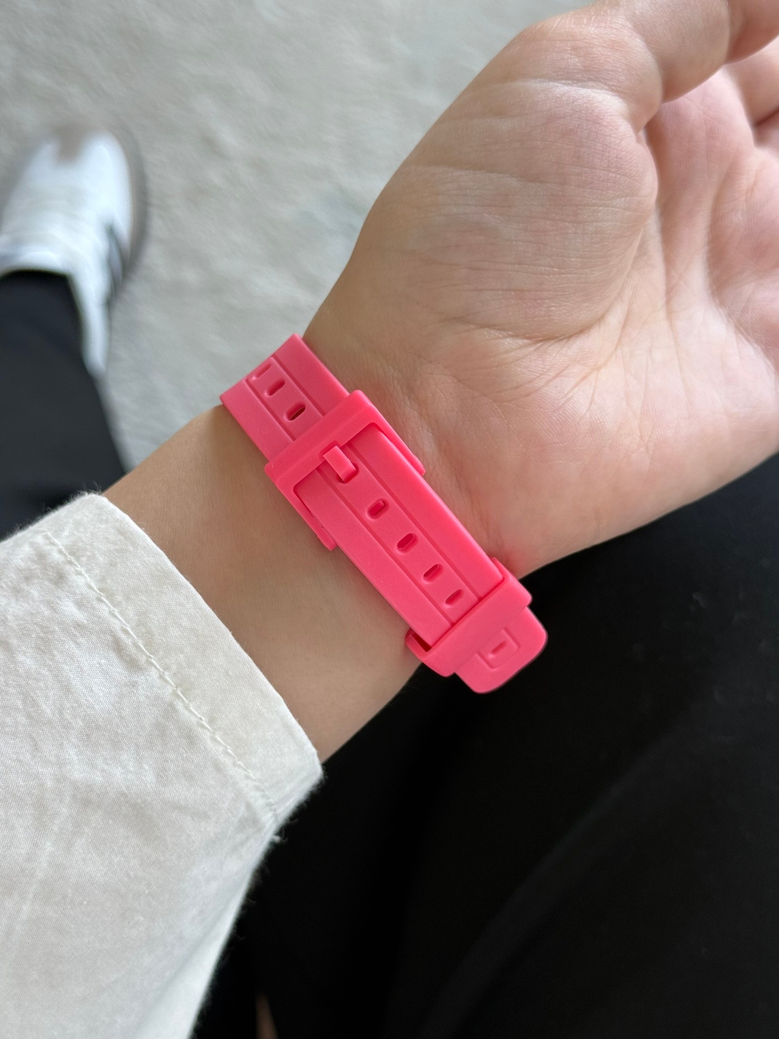 Tikky Silikon Kayış Yeni Sezon Kol Saati Pembe