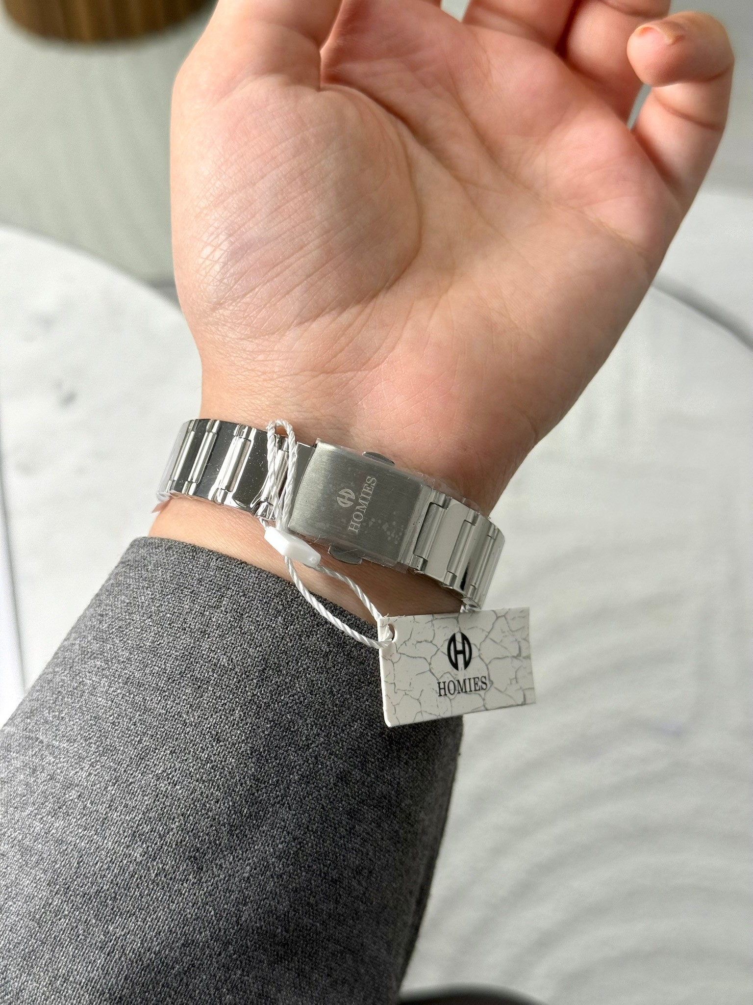 Homies Garantili Premium Kadın Kol Saati Gümüş (Beyaz Kadran) RSHMS-220
