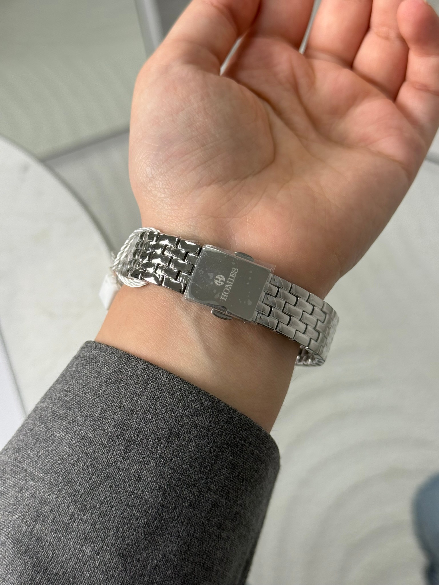 Homies Garantili Premium Kadın Kol Saati Gümüş (Beyaz Kadran) RSHMS-195