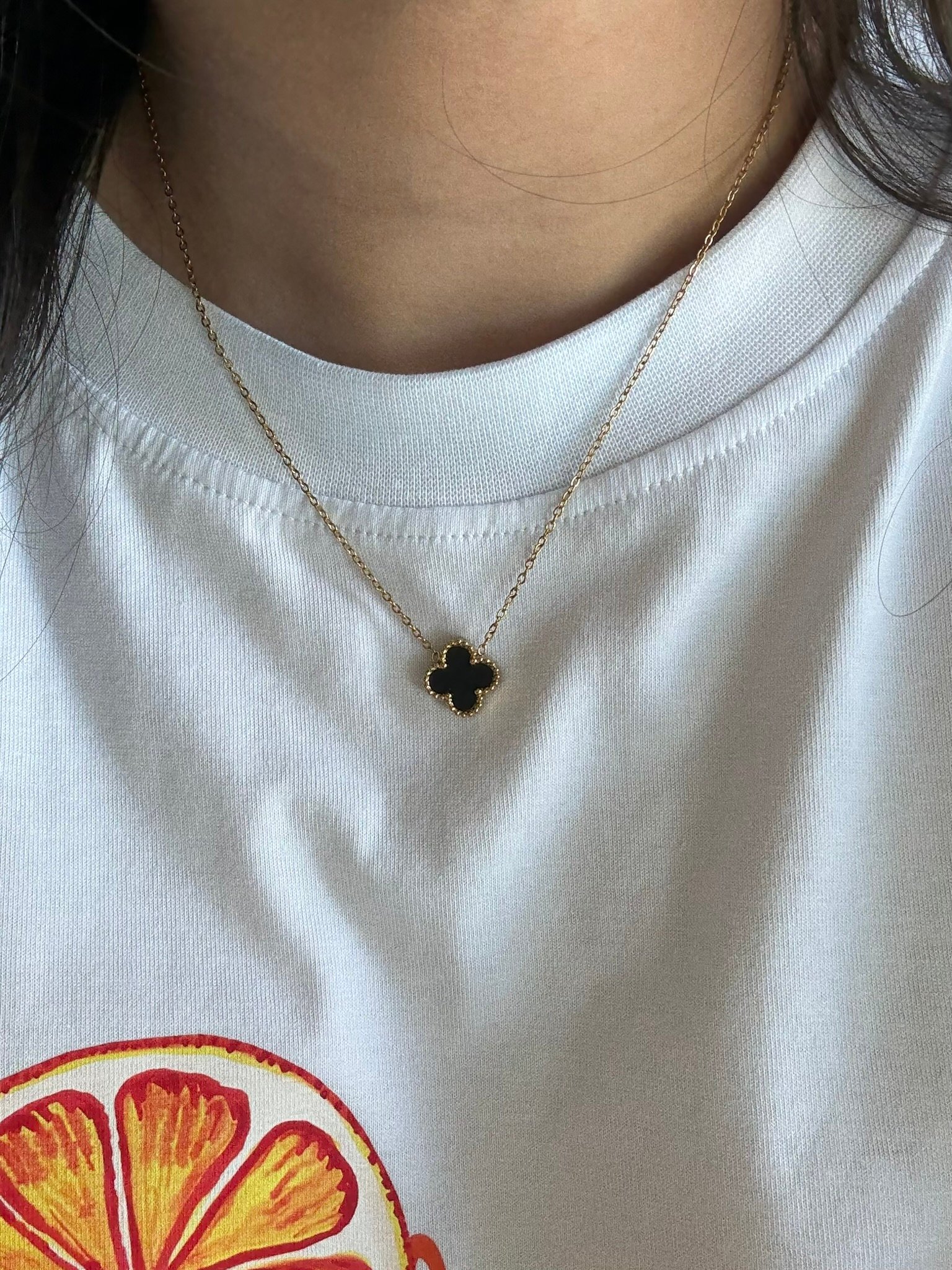 VC Orta Boy Orijinal Model Kolye Gold Siyah
