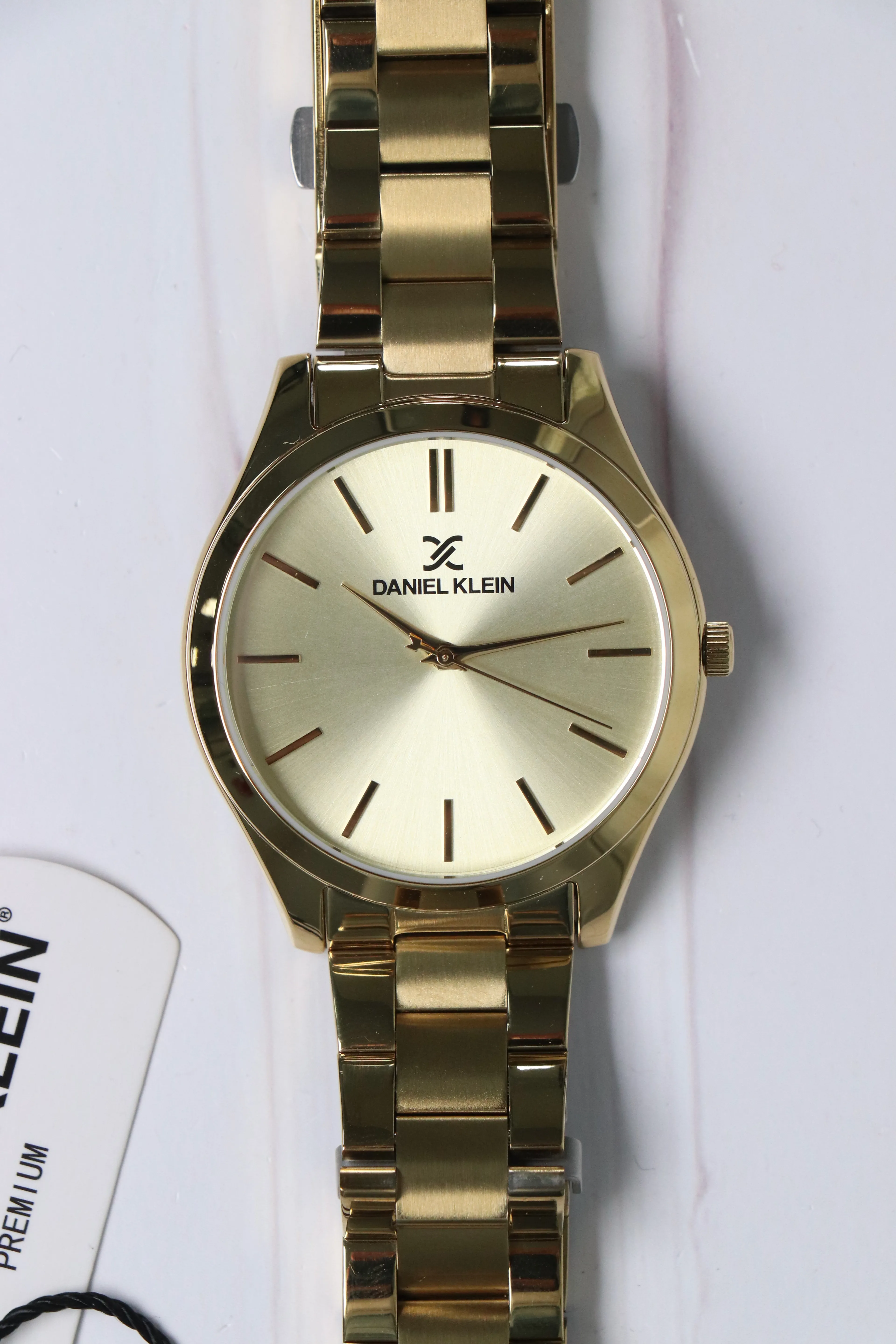 Daniel Klein Garantili Premium Kadın Kol Saati Gold Renk (Gold Kadran) RSDK-025