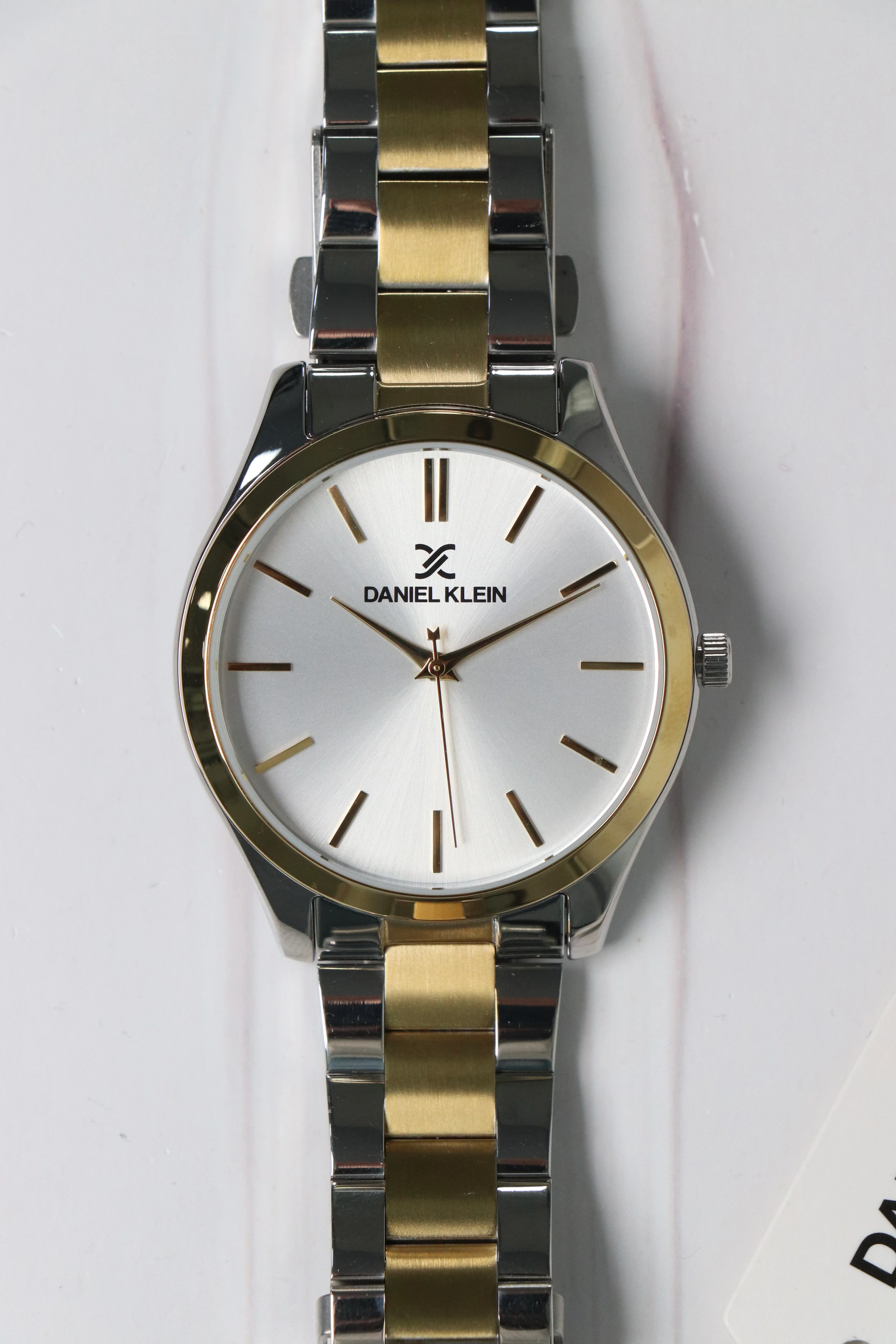 Daniel Klein Garantili Premium Kadın Kol Saati Gold-Gümüş Renk (Beyaz Kadran) RSDK-026