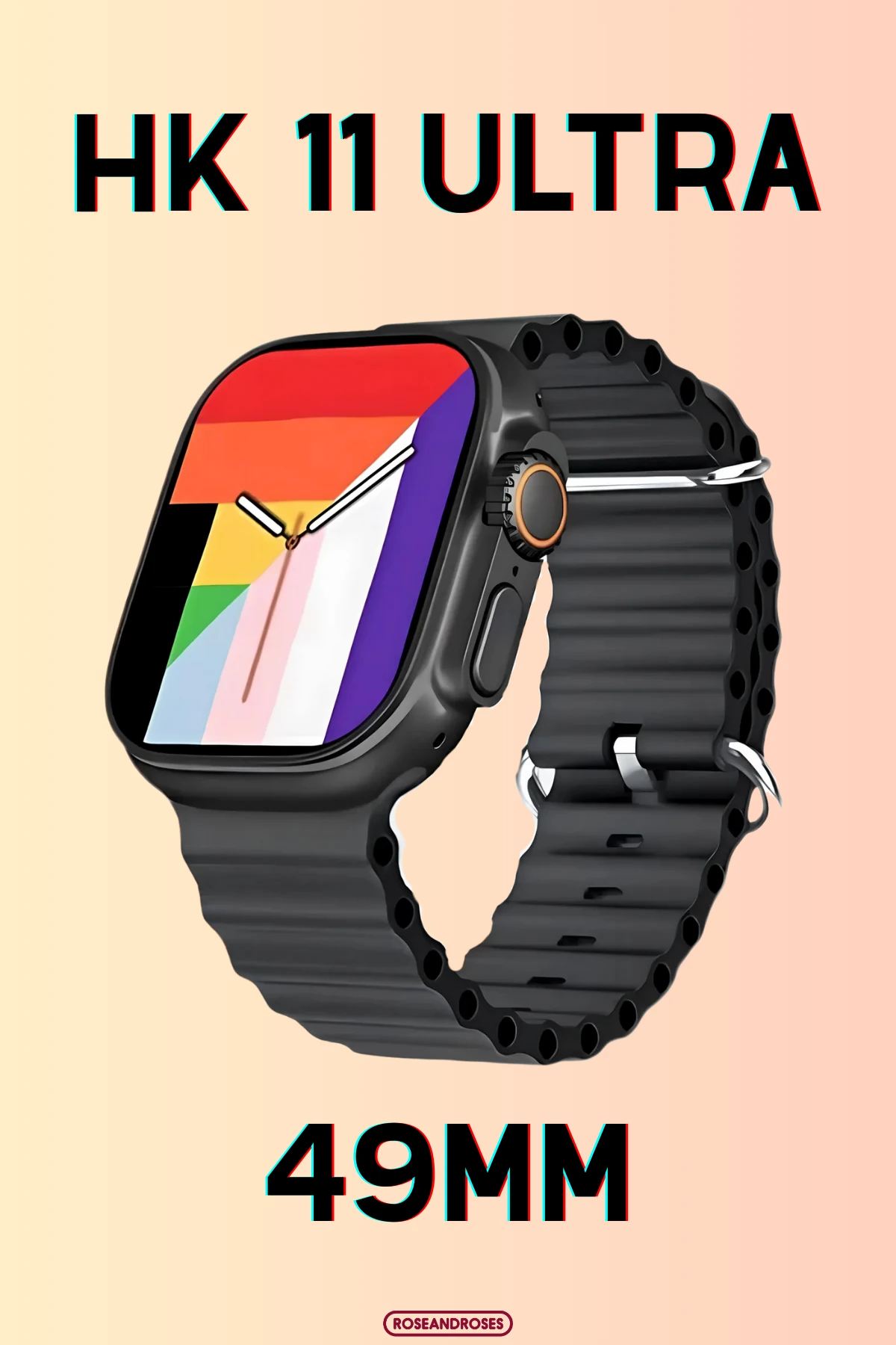 HK11 ULTRA Çok Fonksiyonel Akıllı Saat - Siyah