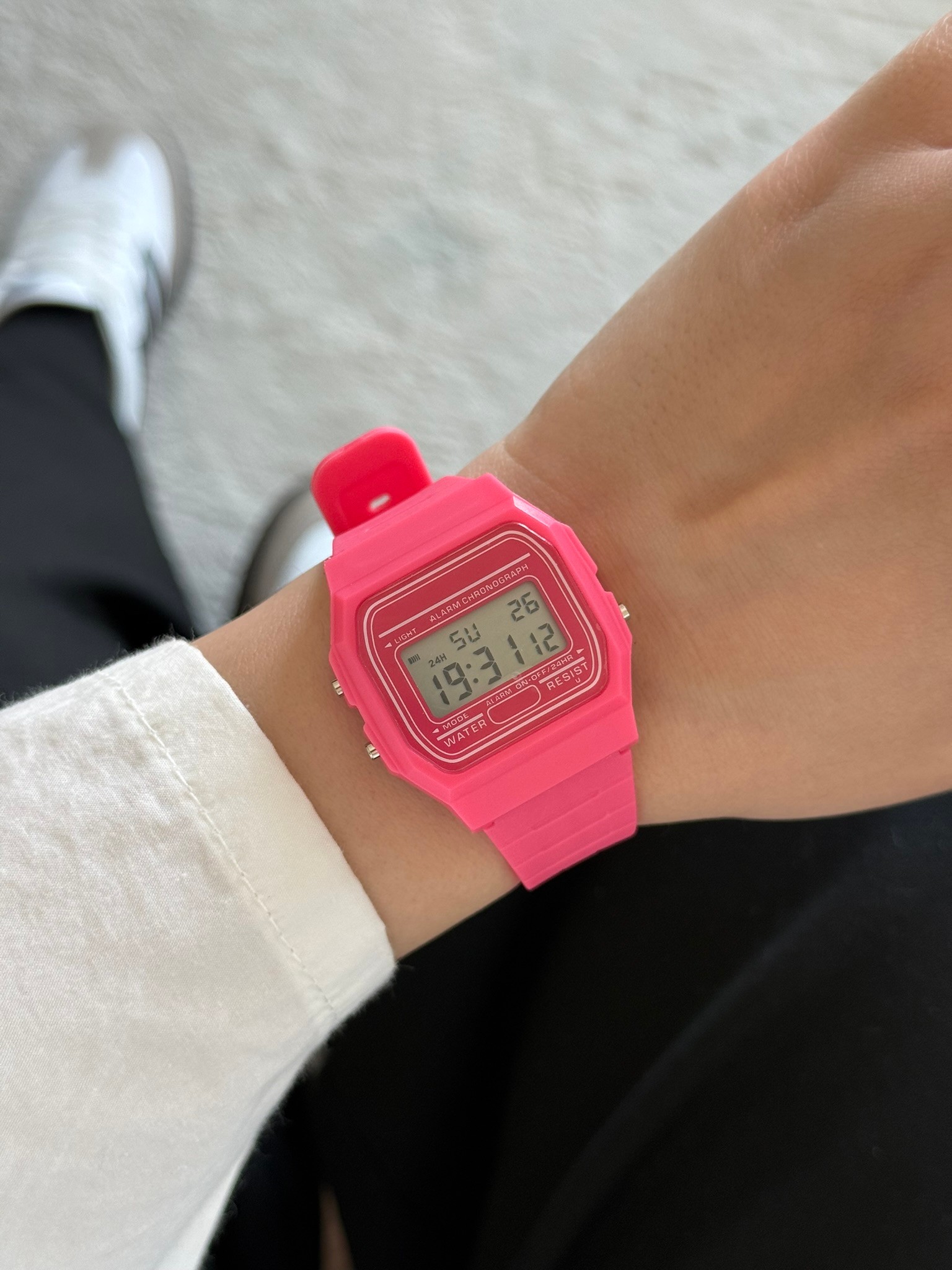 Tikky Silikon Kayış Yeni Sezon Kol Saati Pembe