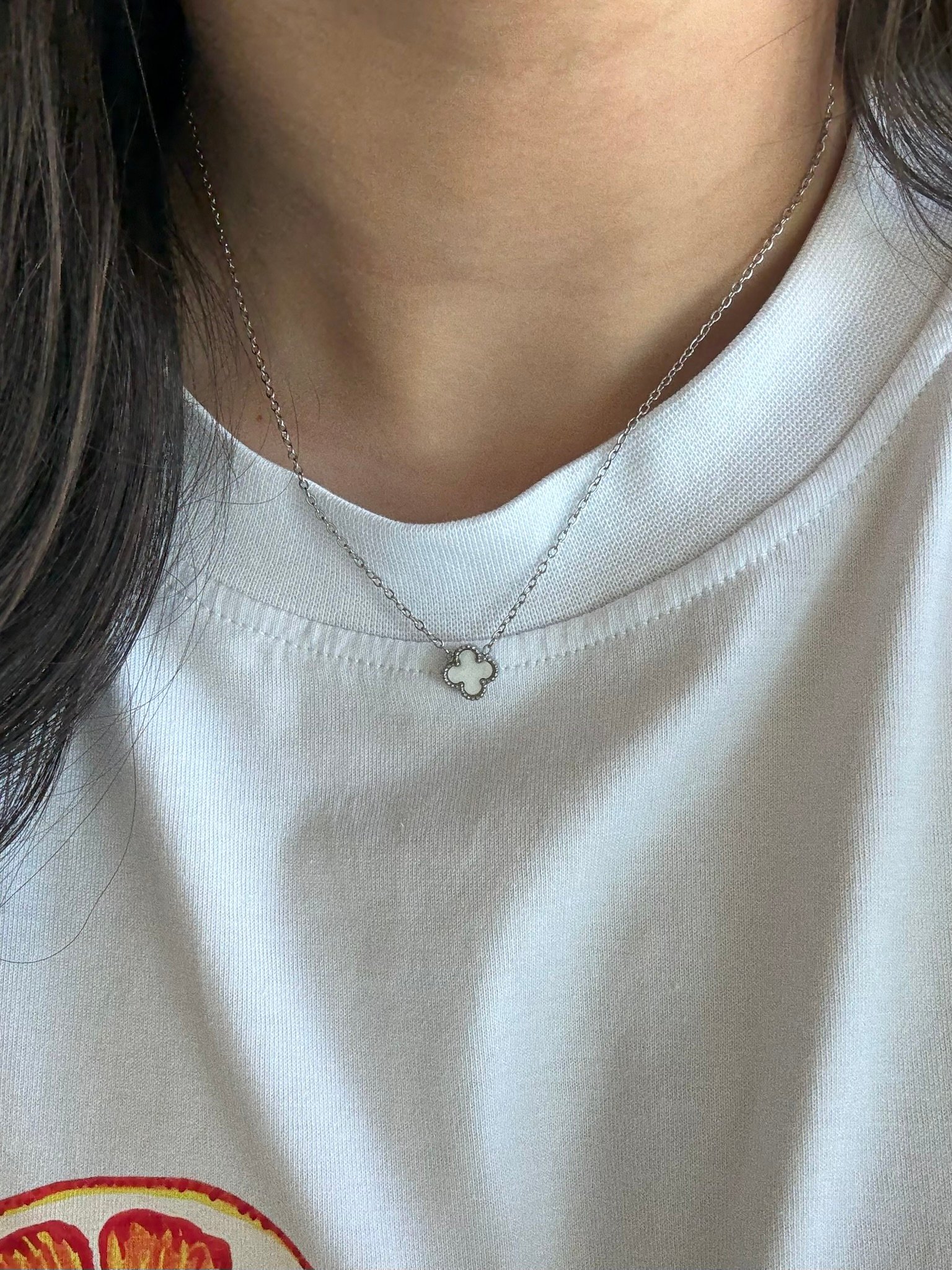 VC Mini Boy Orijinal Model Kolye Gümüş Beyaz