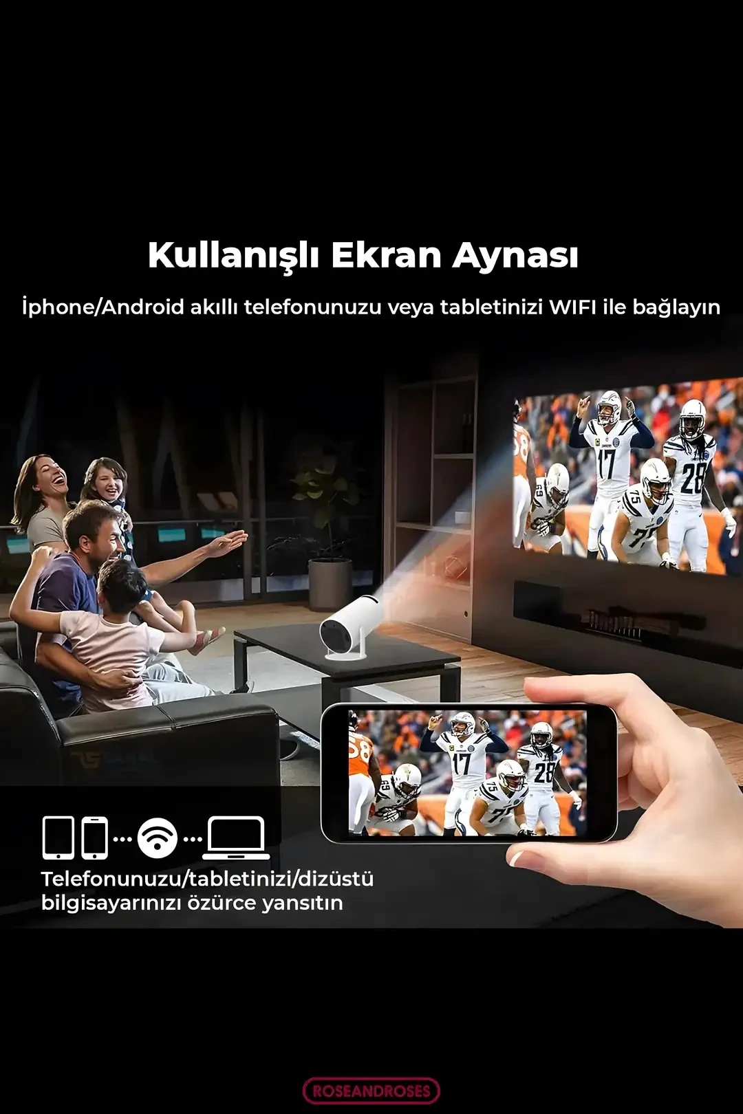 Akıllı HD Projeksiyon Cihazı