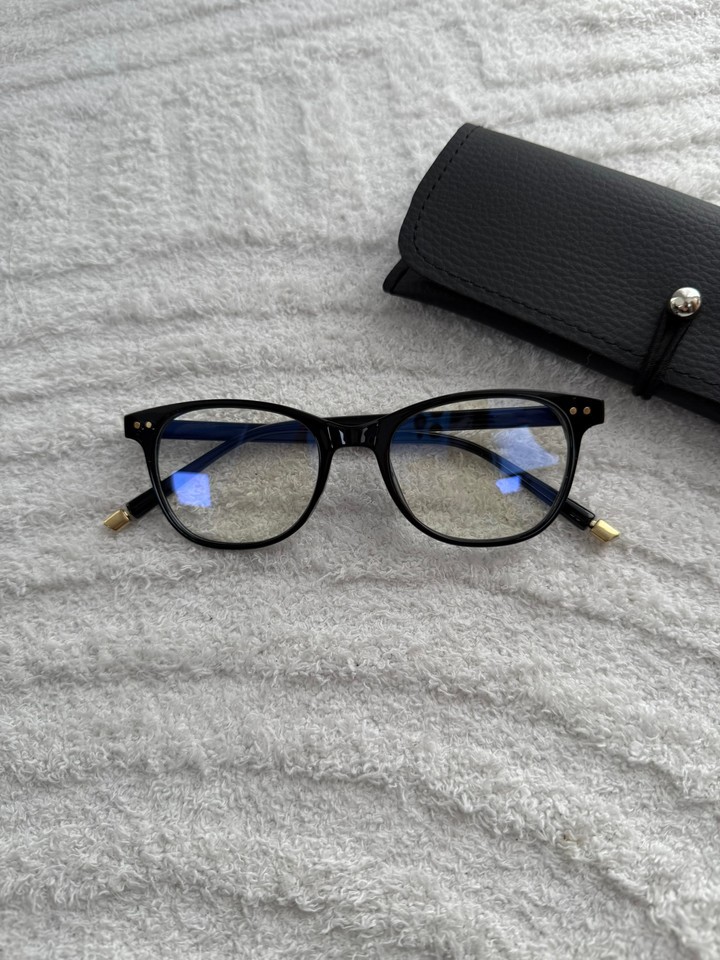 Bern Optik Uyumlu Kemik Model Blue Block Mavi Işık Koruyucu Gözlük Siyah