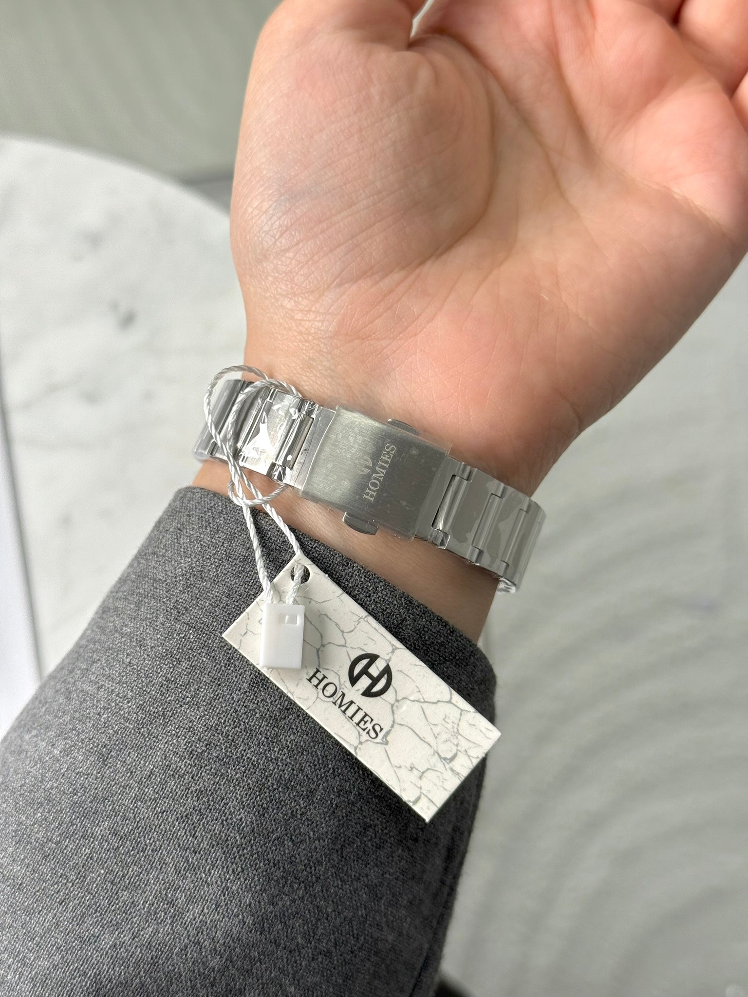 Homies Garantili Premium Kadın Kol Saati Gümüş (Beyaz Kadran) RSHMS-206