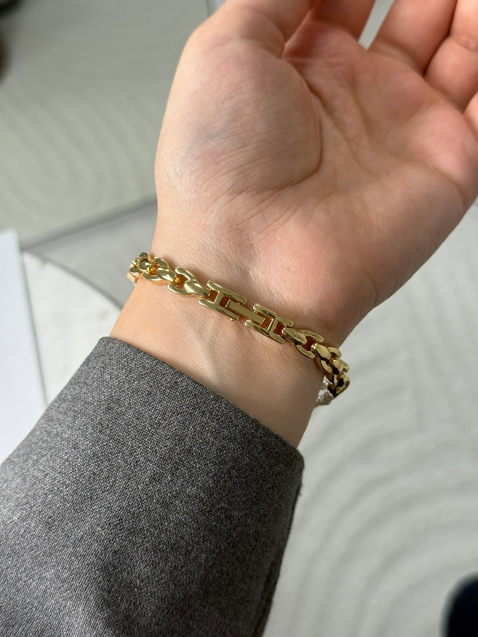 Elodi İnci Kordon Yeni Sezon Kadın Kol Saati Gold (Yeşil Kadran)