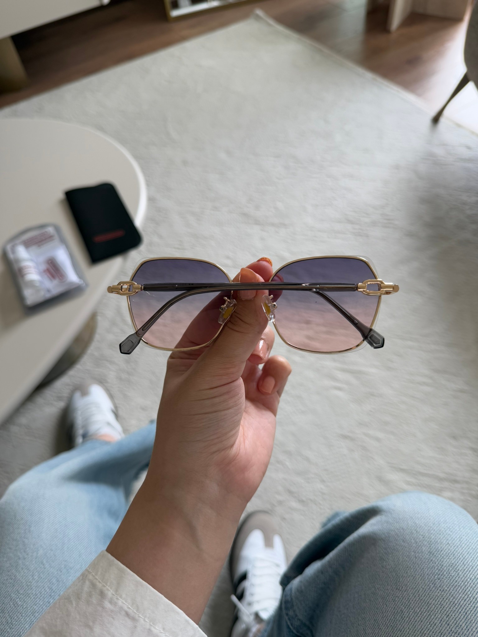 Mirae Orijinal Model Güneş Gözlüğü Pembe Mor Degrade