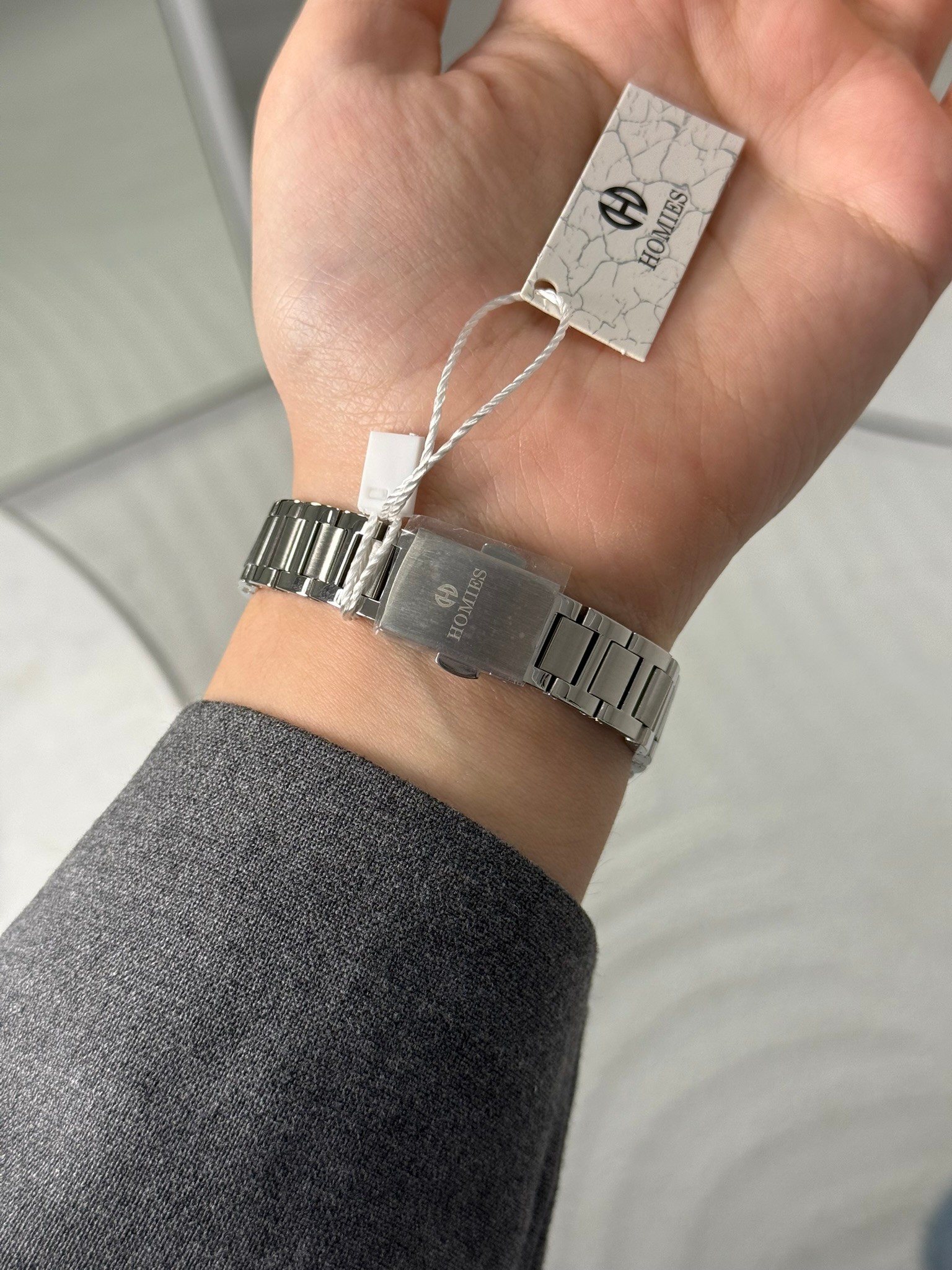 Homies Garantili Premium Kadın Kol Saati Gümüş (Beyaz Kadran) RSHMS-185
