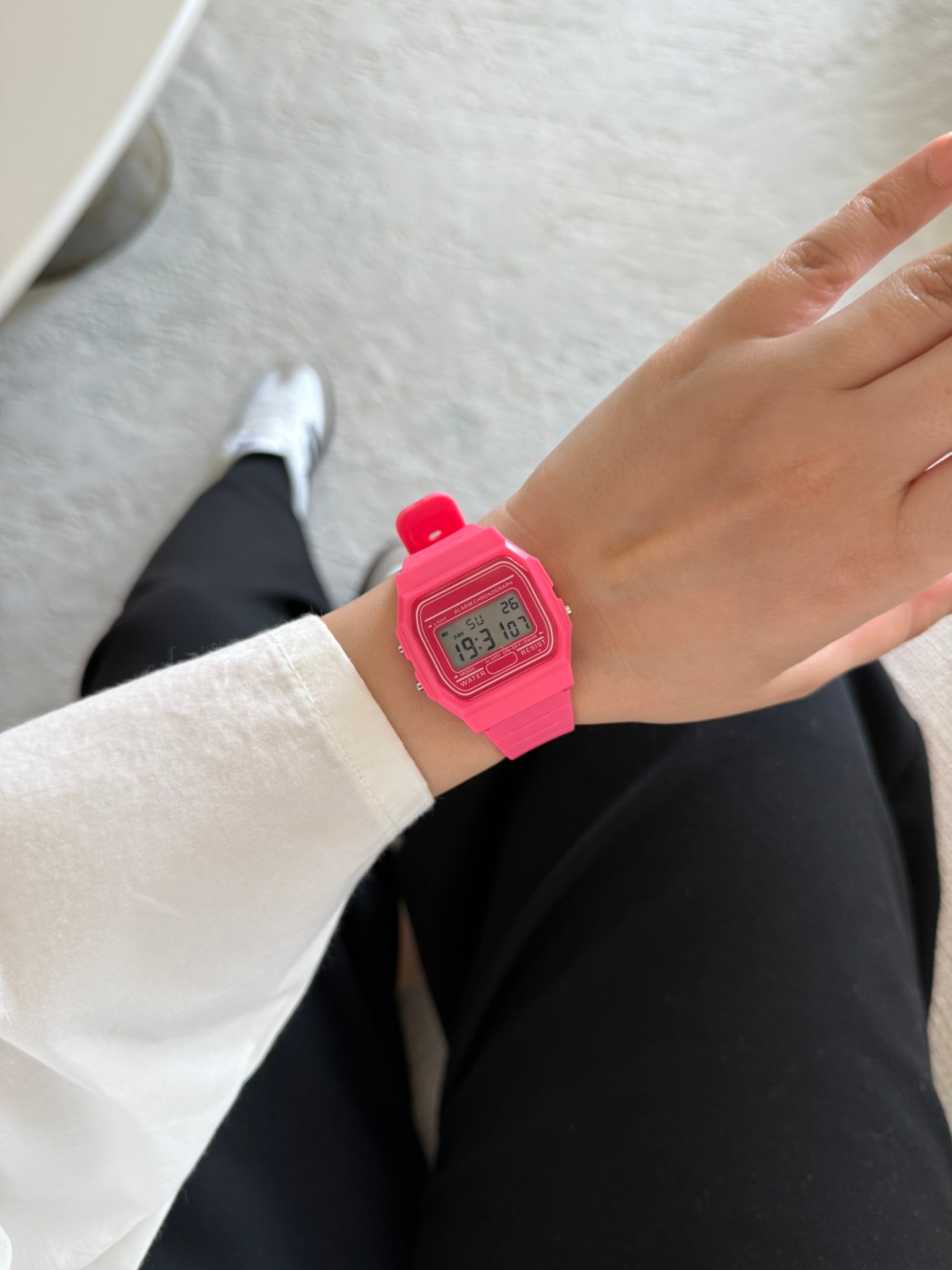 Tikky Silikon Kayış Yeni Sezon Kol Saati Pembe