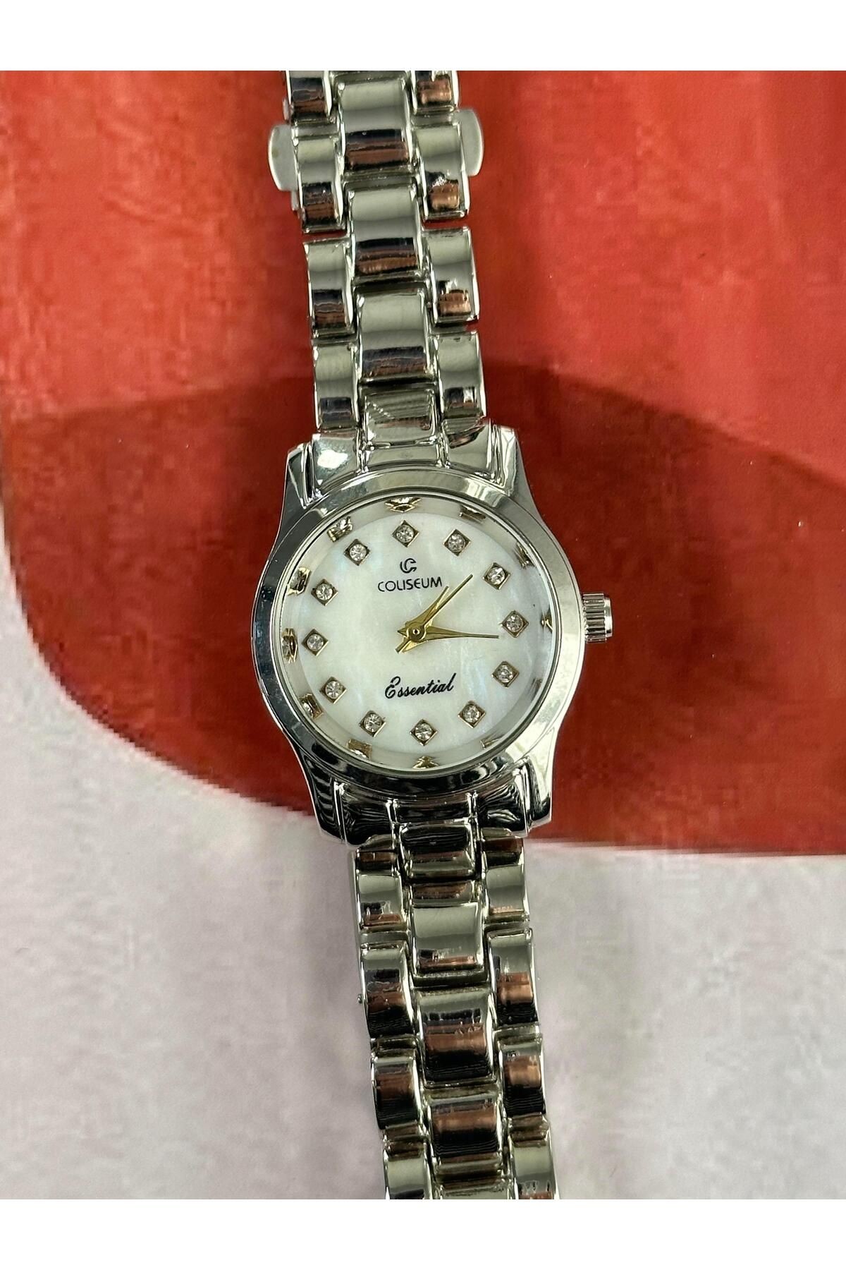 Jesse Özel Seri Kadın Gümüş Renk Beyaz Kadran Çelik Minimal Vintage Yeni Sezon Gümüş Kol Saati