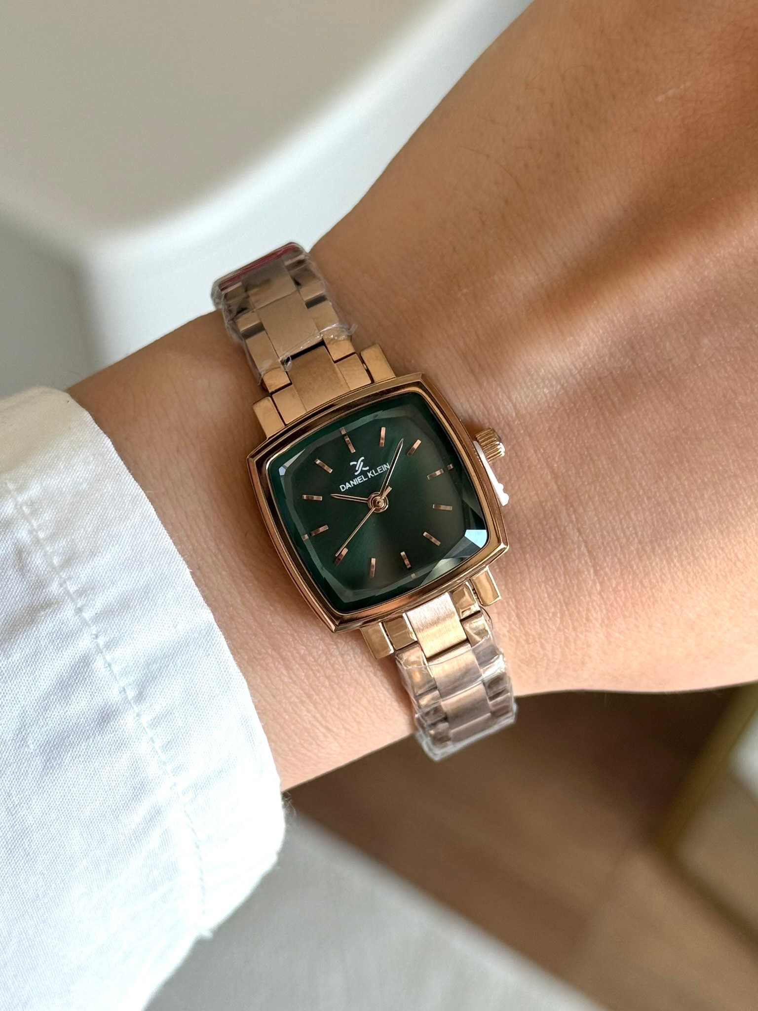 Daniel Klein Garantili Premium Kadın Kol Saati Rose Renk (Yeşil Kadran) RSDK-145