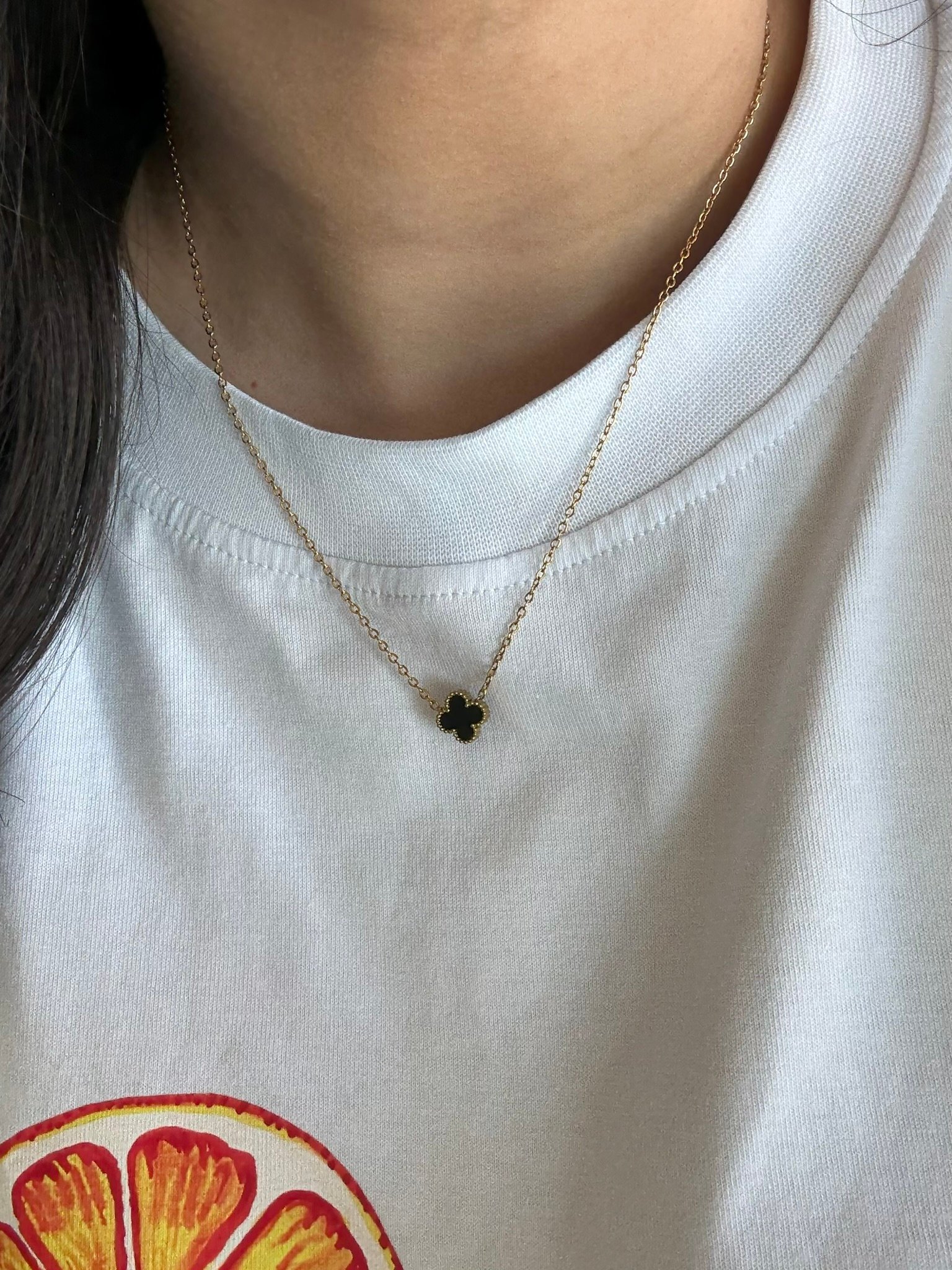 VC Mini Boy Orijinal Model Kolye Gold Siyah