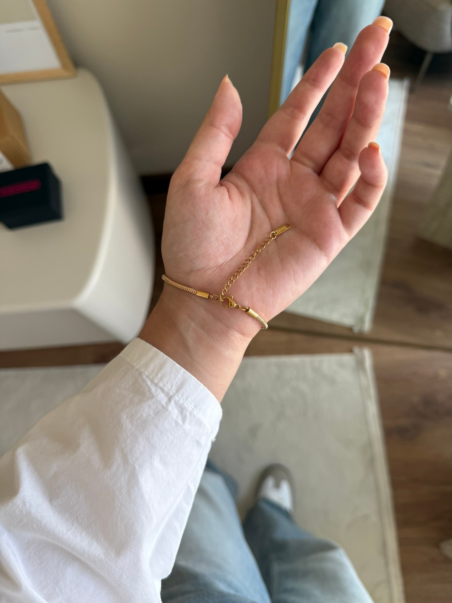 Mess-Yıldız Charmlı Bileklik Gold