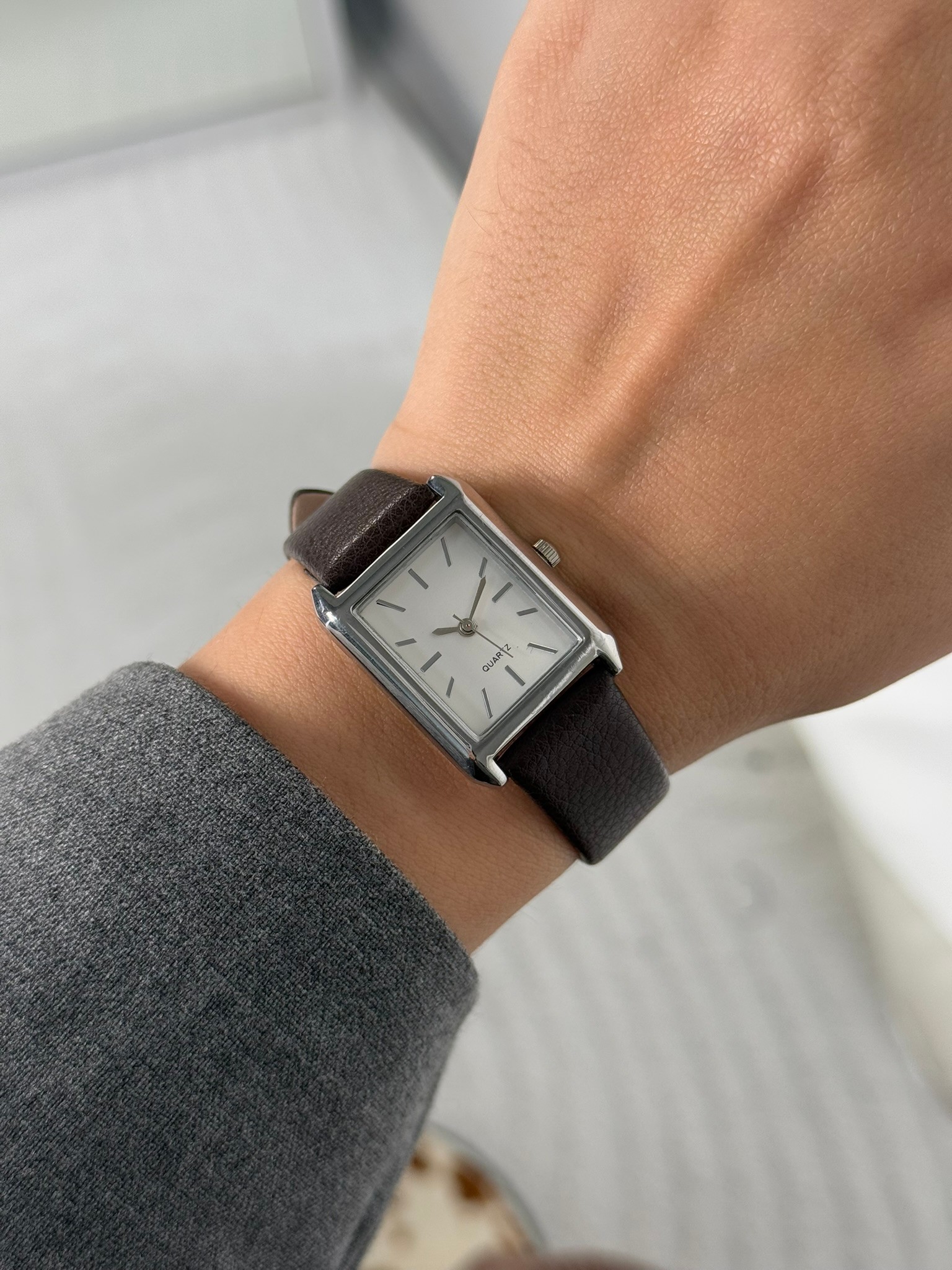 Shay Basic Deri Kayış Vintage Model Kol Saati Acı Kahve