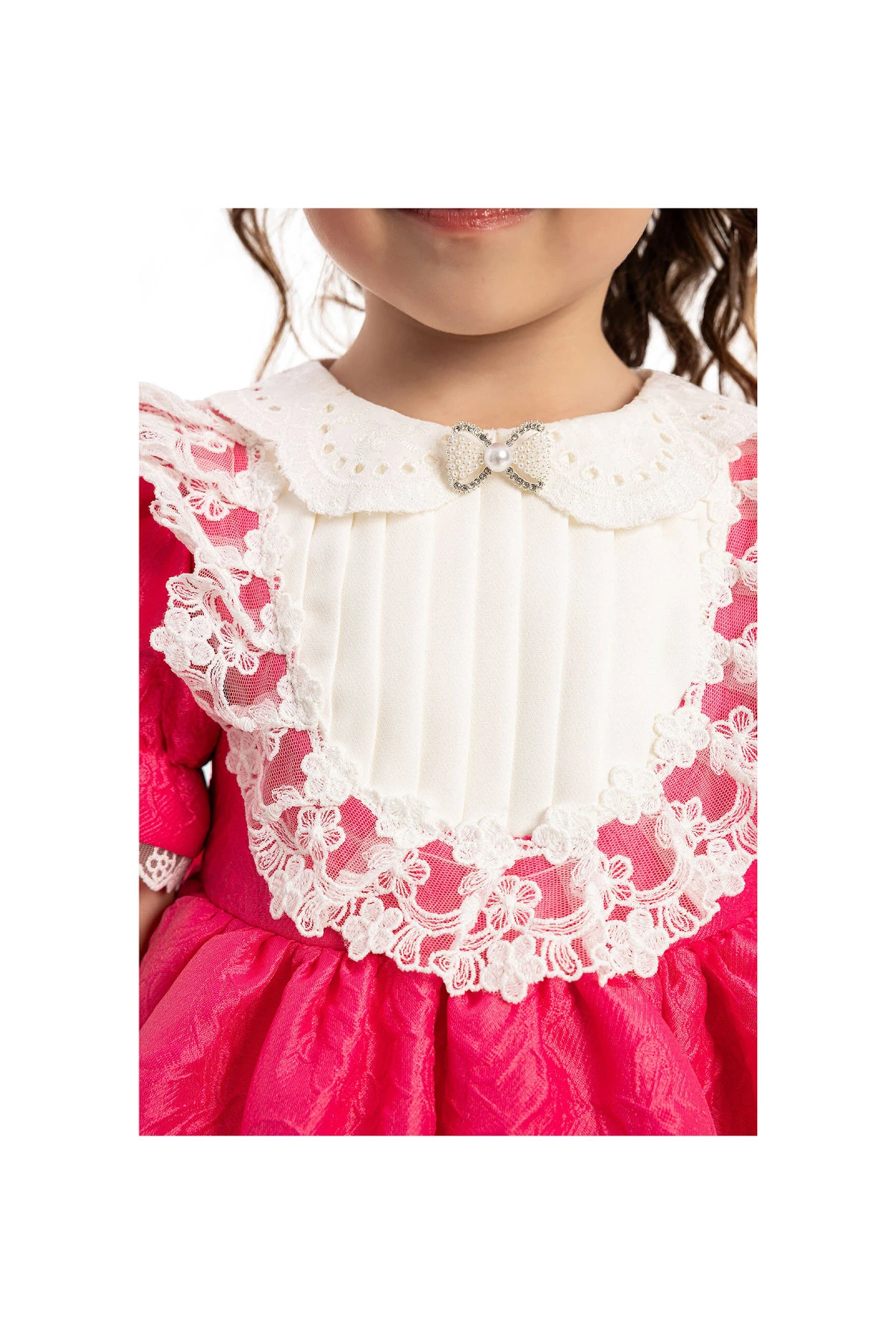 Vintage Rose Elbise & Saç Aksesuarlı 2’li Takım