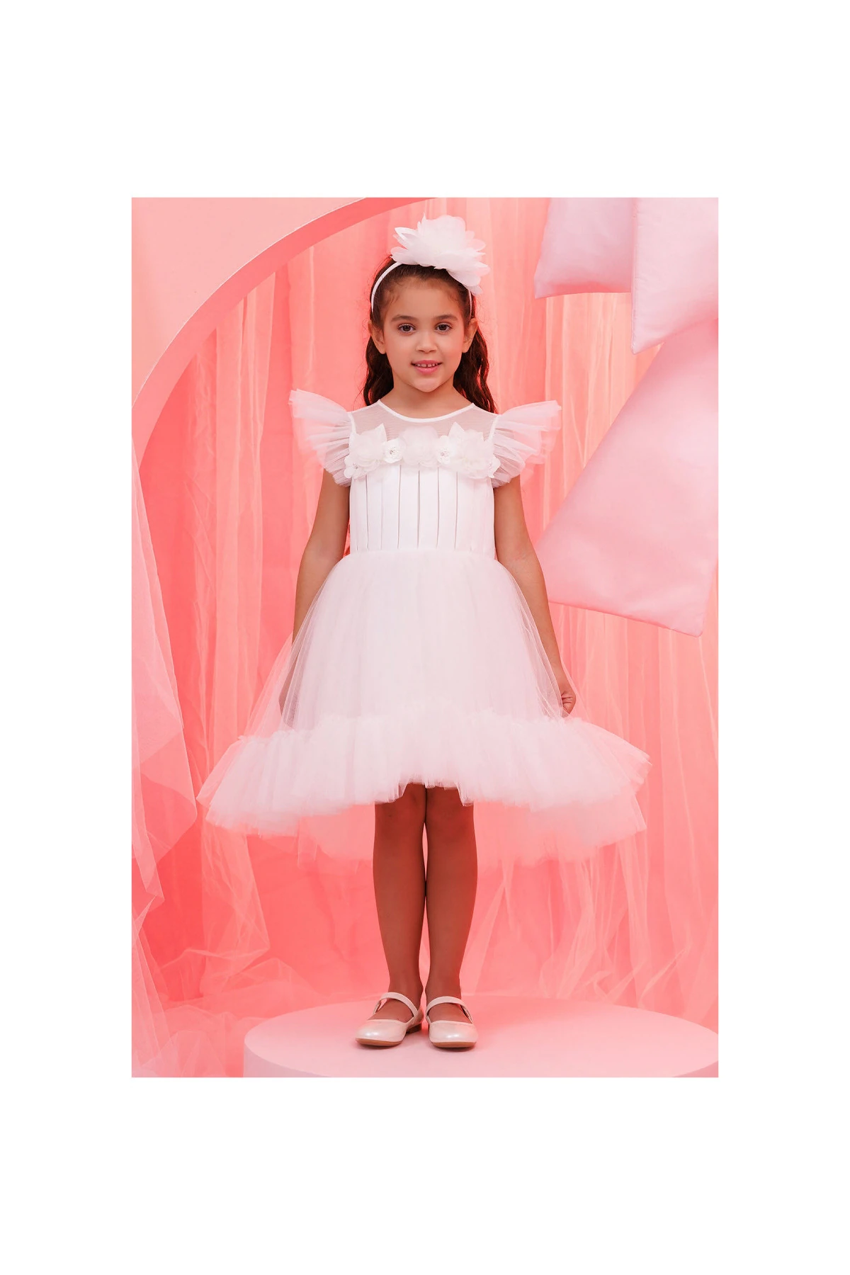 Blossom Tale Elbise & Saç Aksesuarlı 2’li Takım