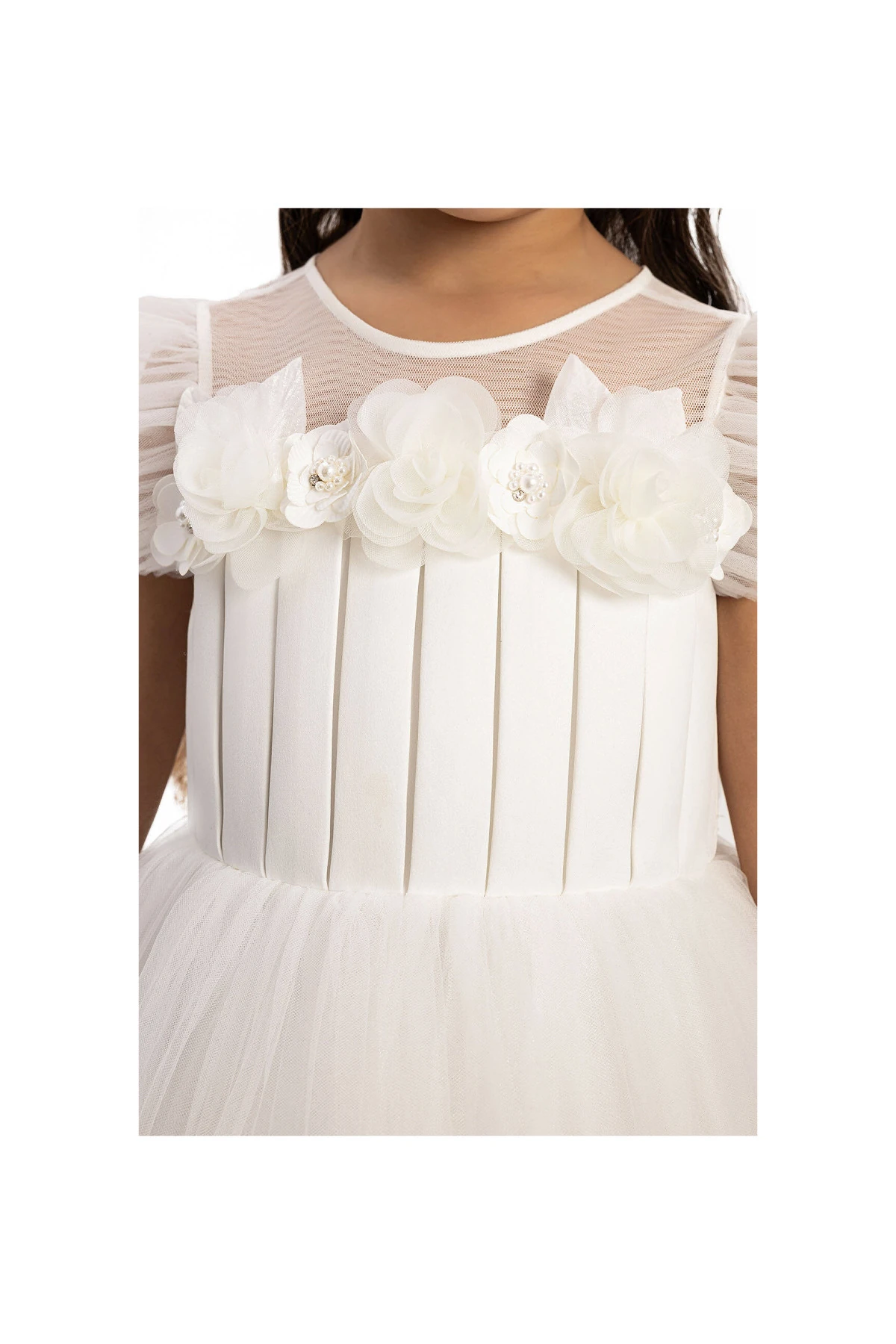 Blossom Tale Elbise & Saç Aksesuarlı 2’li Takım