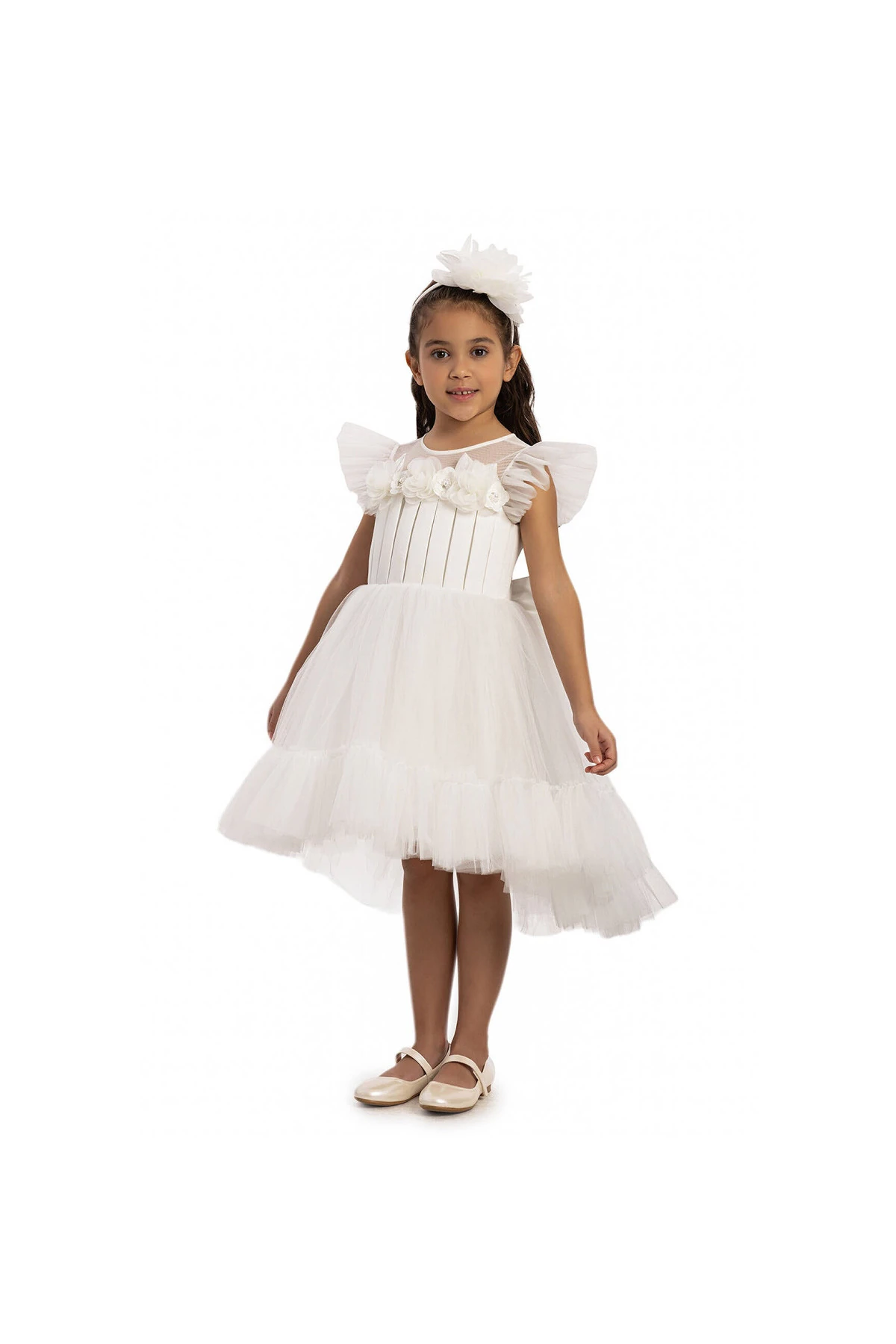 Blossom Tale Elbise & Saç Aksesuarlı 2’li Takım