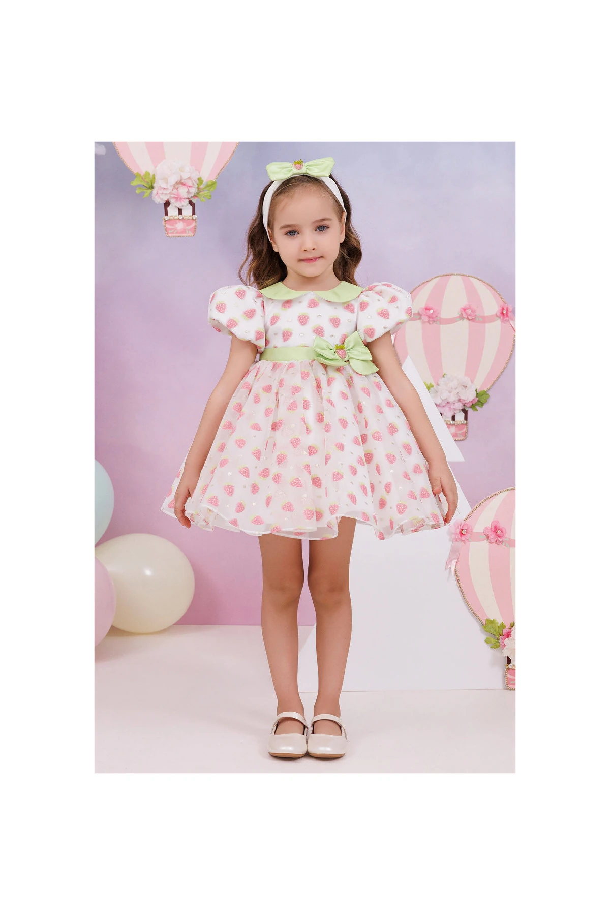 Berry Joy Elbise & Saç Aksesuarlı Takım