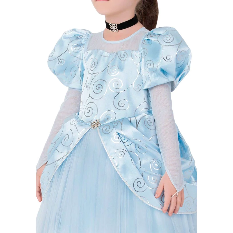 Blue Girls Princess Kostüm 
