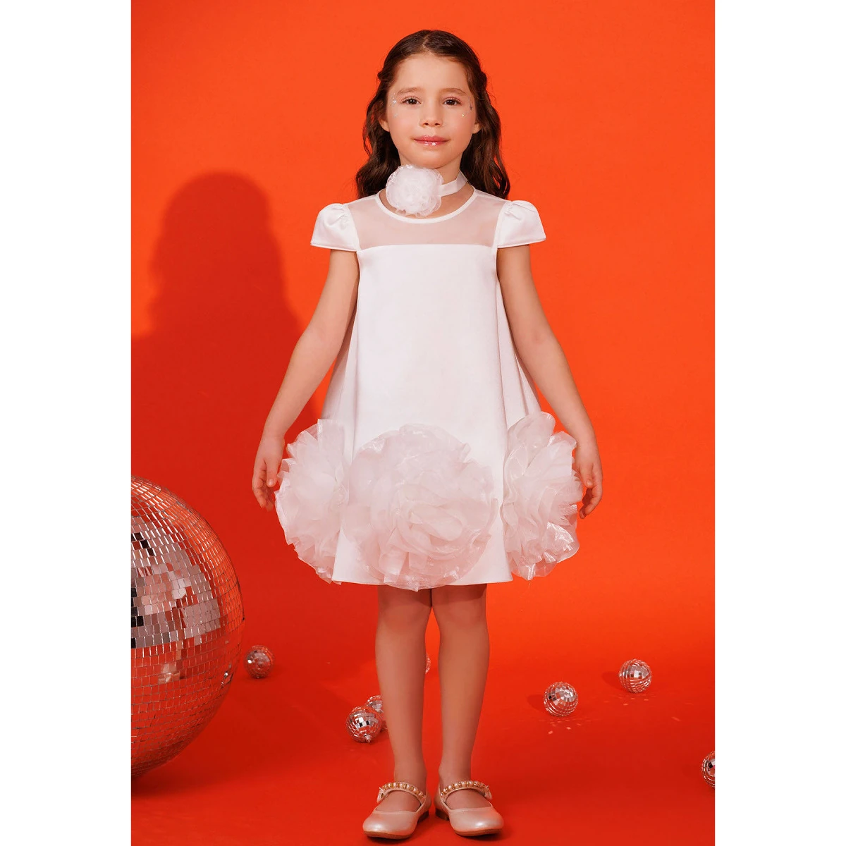 Rose Trio Elegance Elbise & Saç Aksesuarlı 2’li Takım