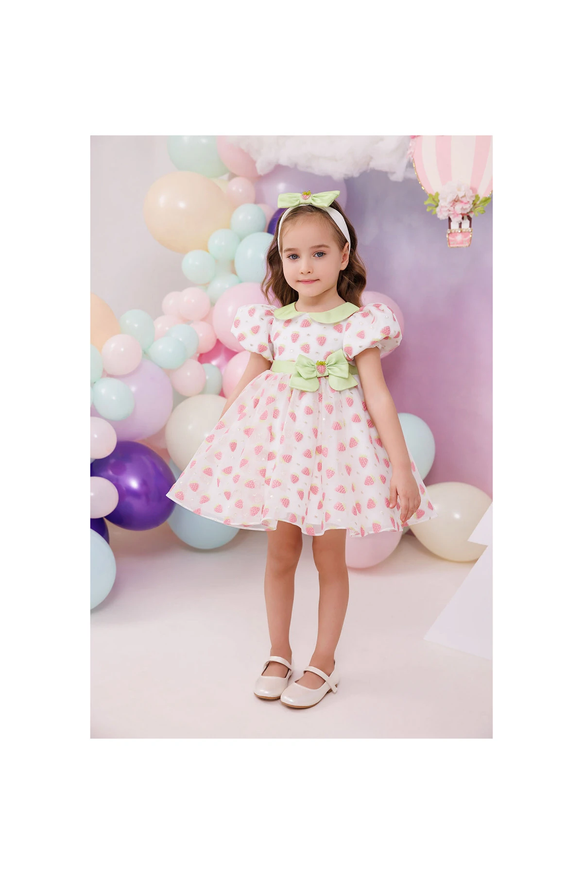 Berry Joy Elbise & Saç Aksesuarlı Takım