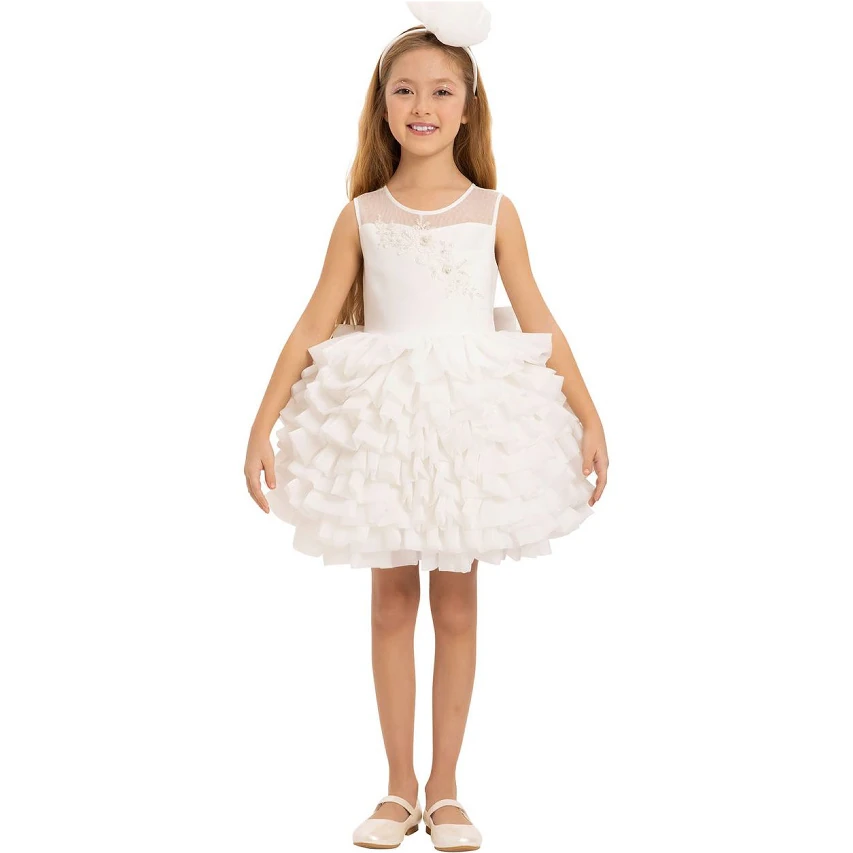 Sweet Elegance Elbise & Saç Aksesuarlı 2’li Takım