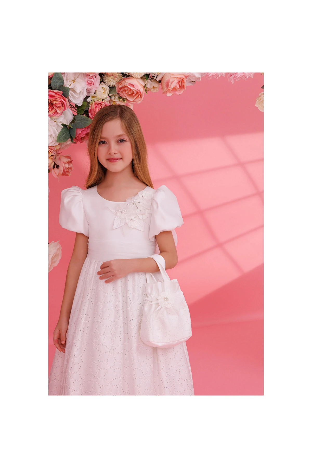 Blossom Charm Elbise & Çanta 2’li Takım