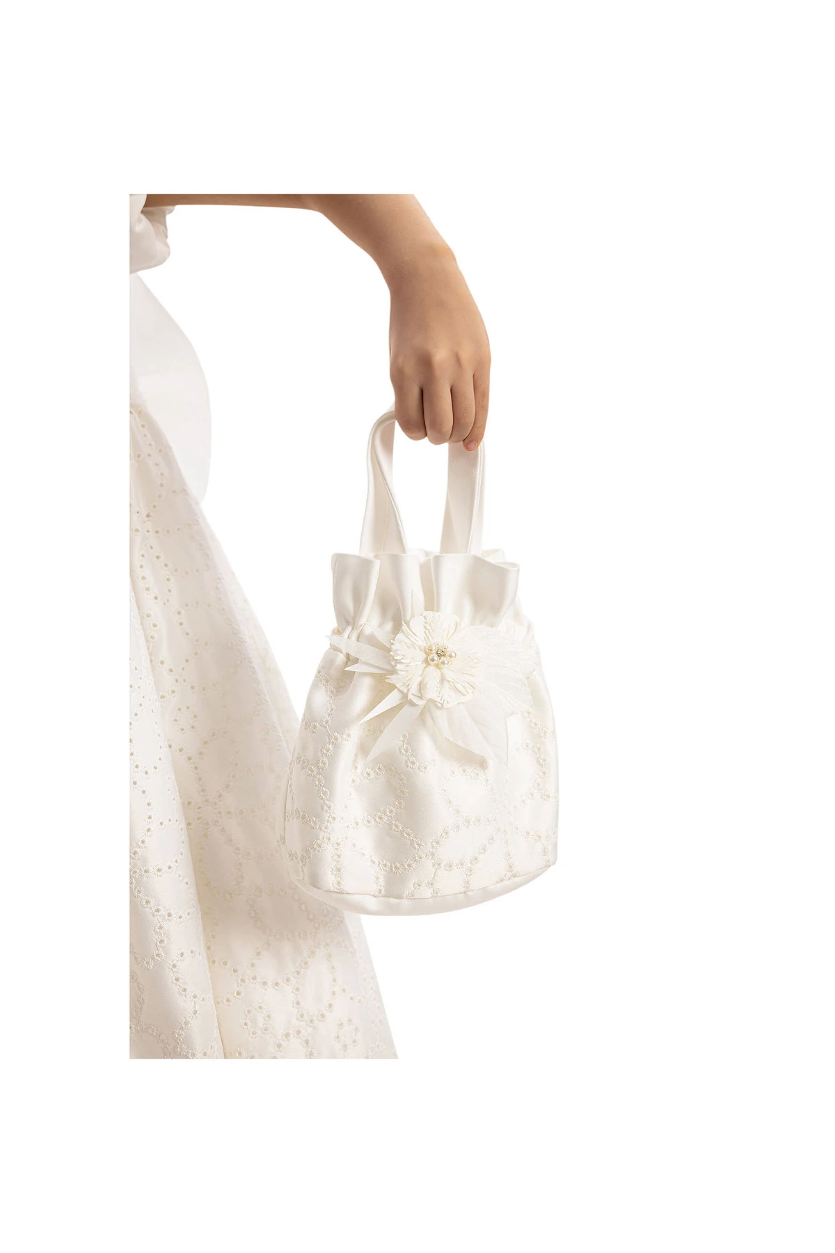 Blossom Charm Elbise & Çanta 2’li Takım