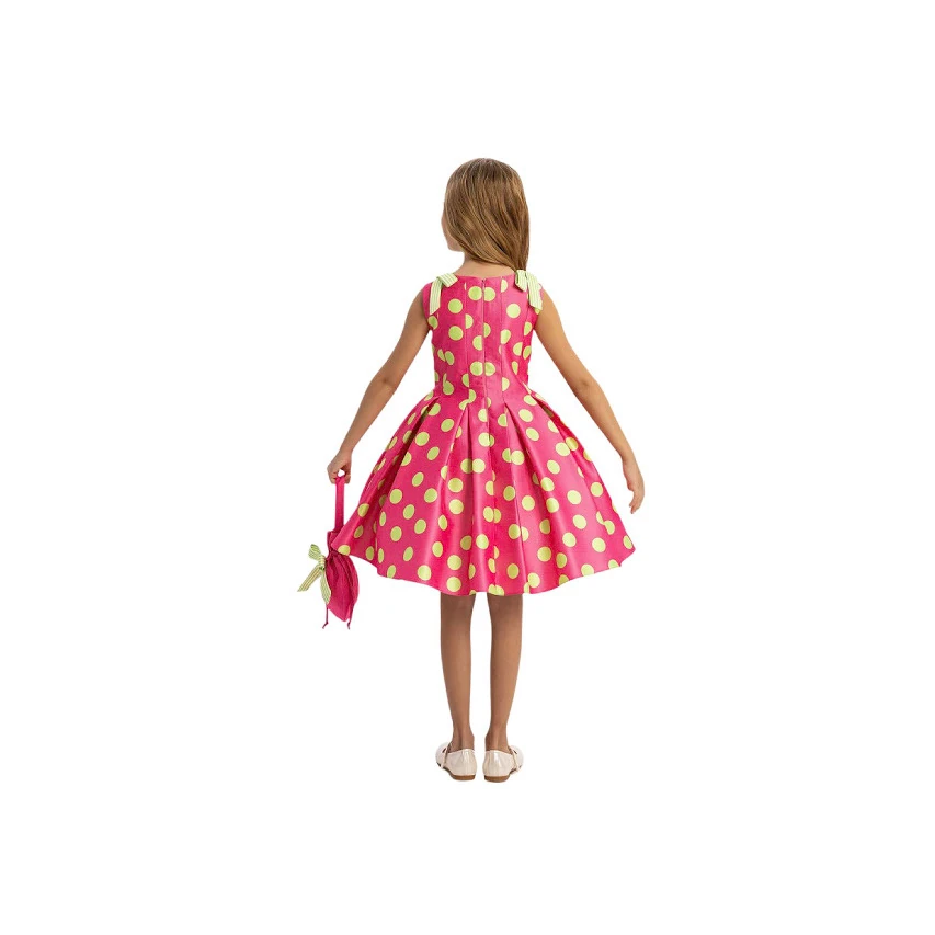 Polka Elegance Elbise & Çanta 2’li Takım