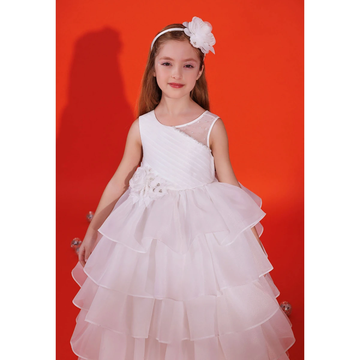 Dreamy Tulle Elbise & Saç Aksesuarlı 2’li Takım