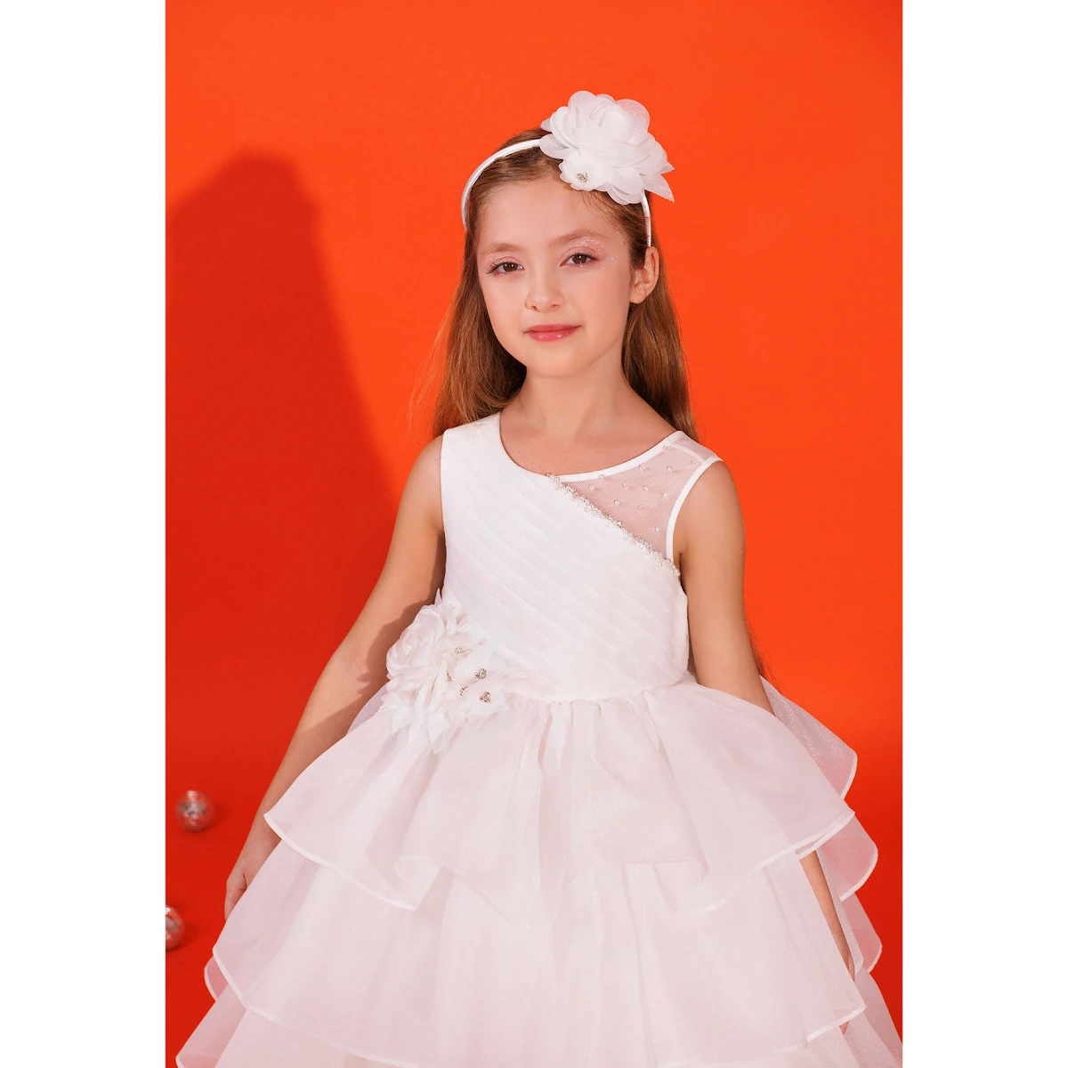 Dreamy Tulle Elbise & Saç Aksesuarlı 2’li Takım