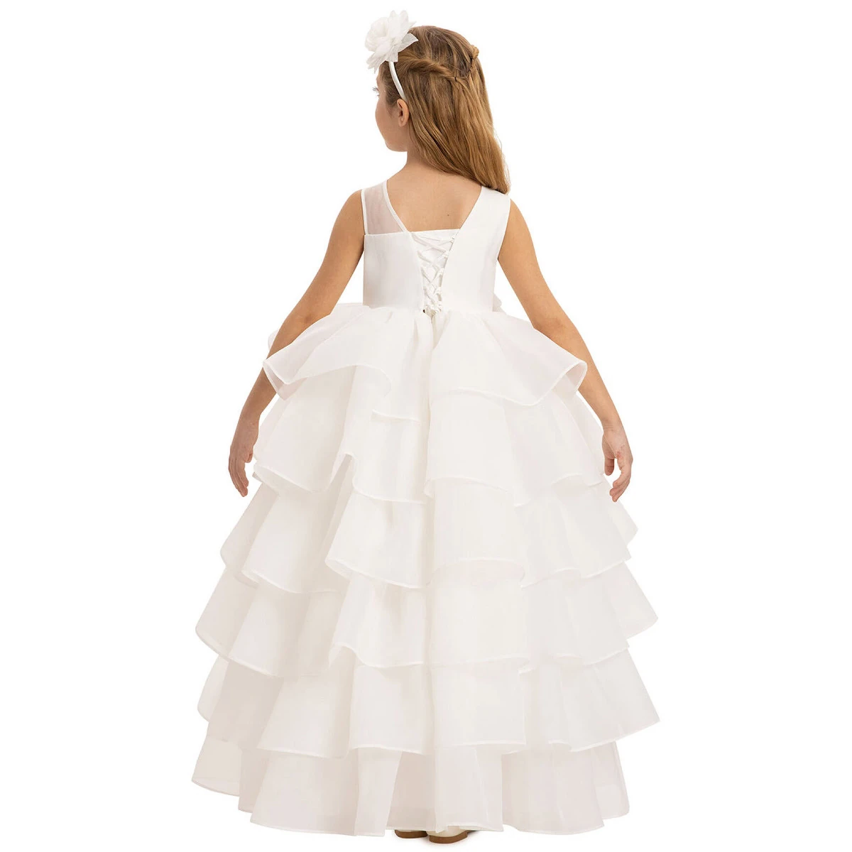 Dreamy Tulle Elbise & Saç Aksesuarlı 2’li Takım