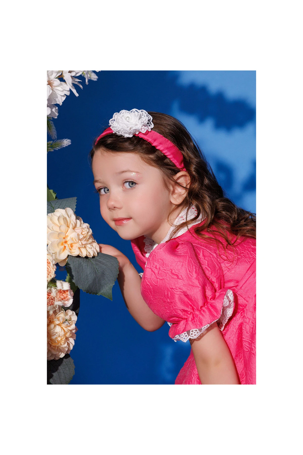 Vintage Rose Elbise & Saç Aksesuarlı 2’li Takım