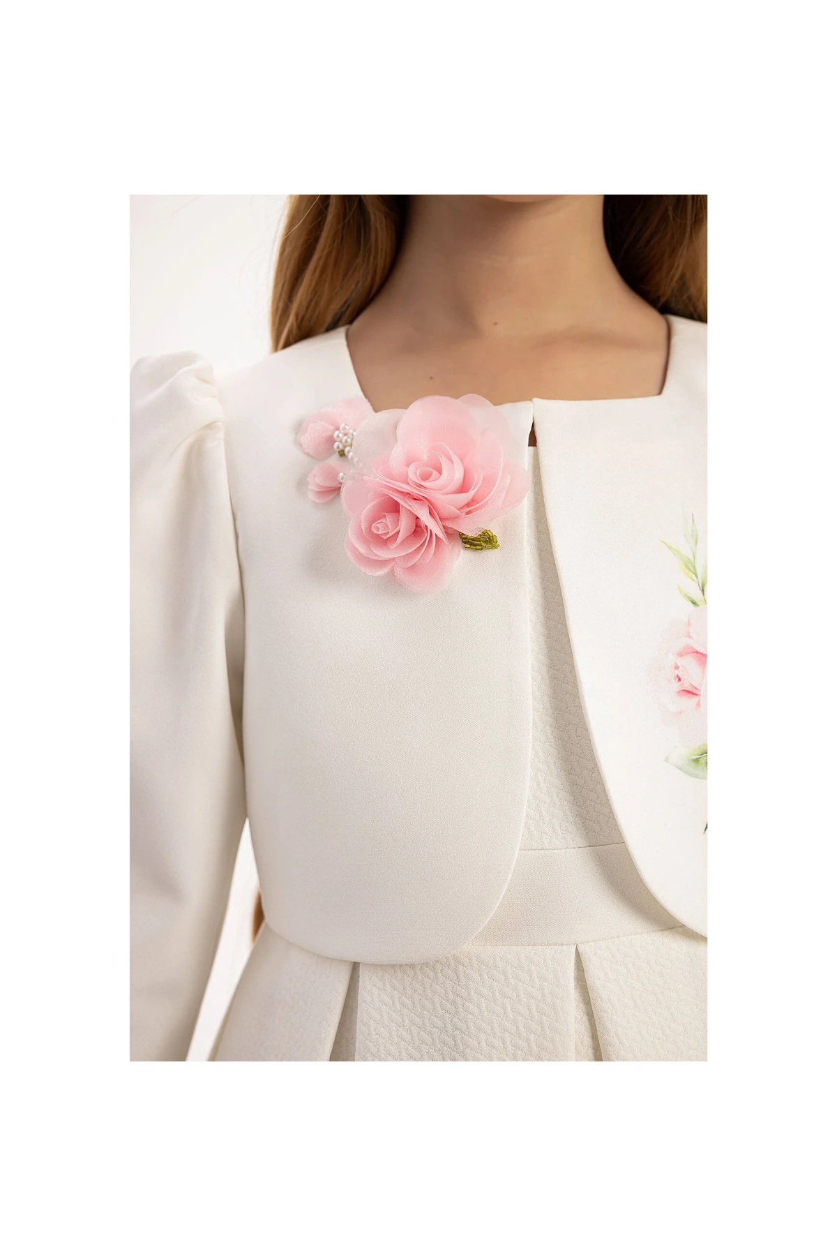 Elegant Bloom Elbise 3’lü Takım