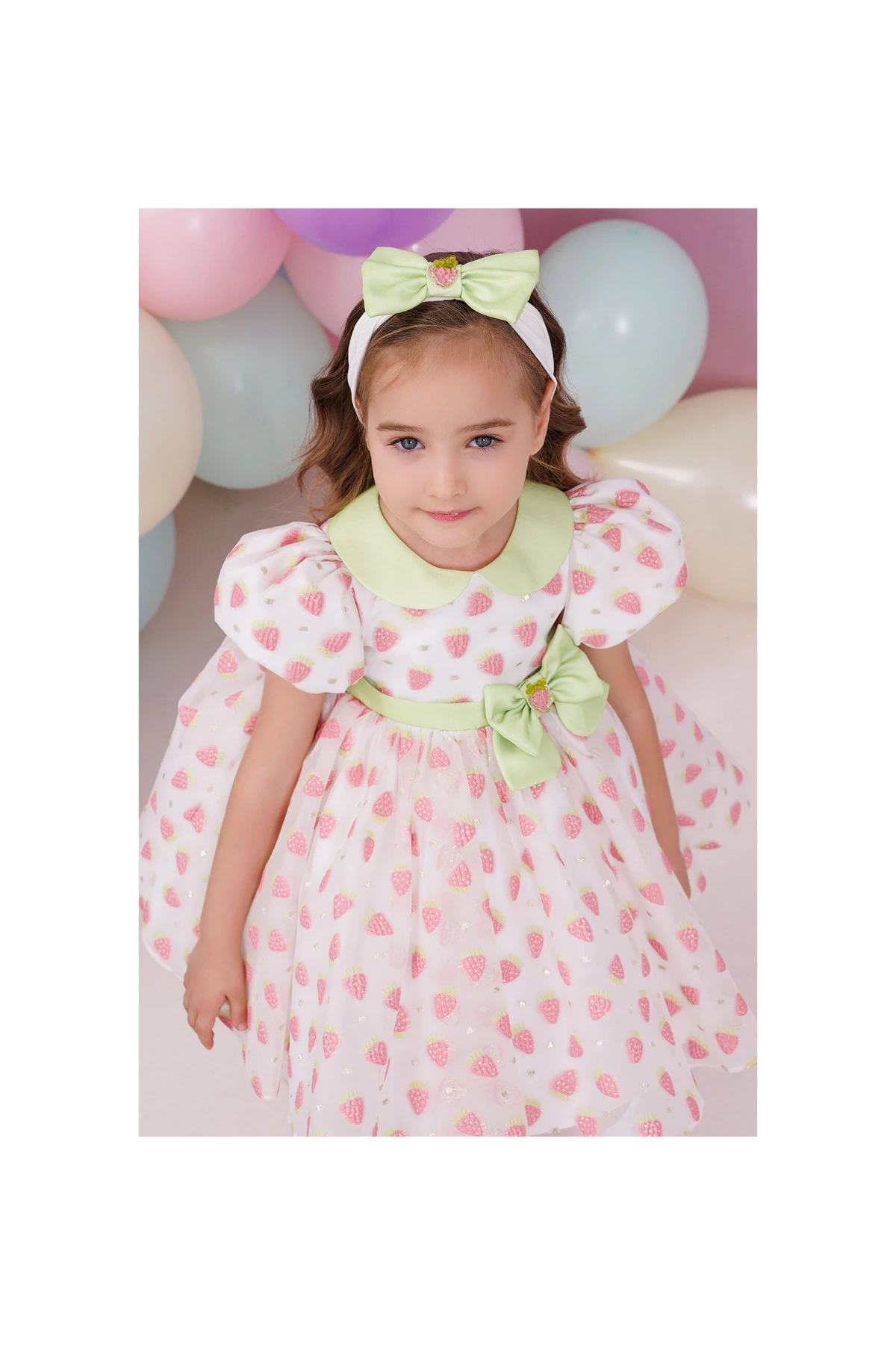 Berry Joy Elbise & Saç Aksesuarlı Takım