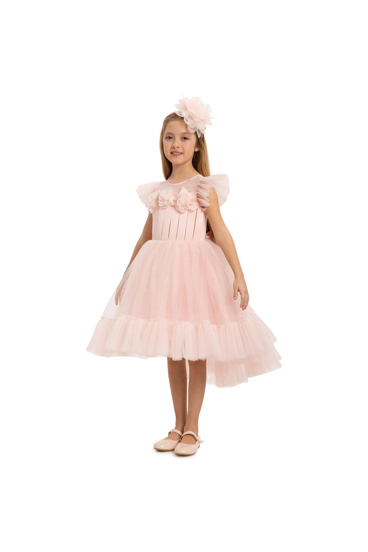 Blossom Tale Elbise & Saç Aksesuarlı 2’li Takım