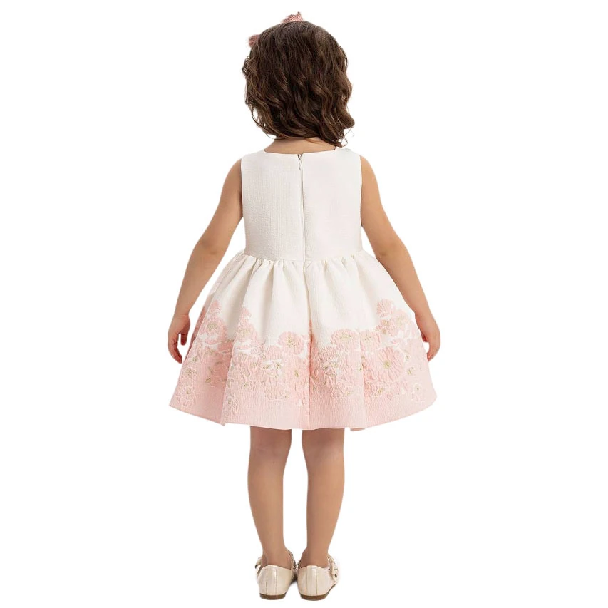 Floral Grace Elbise & Saç Aksesuarlı 2’li Takım