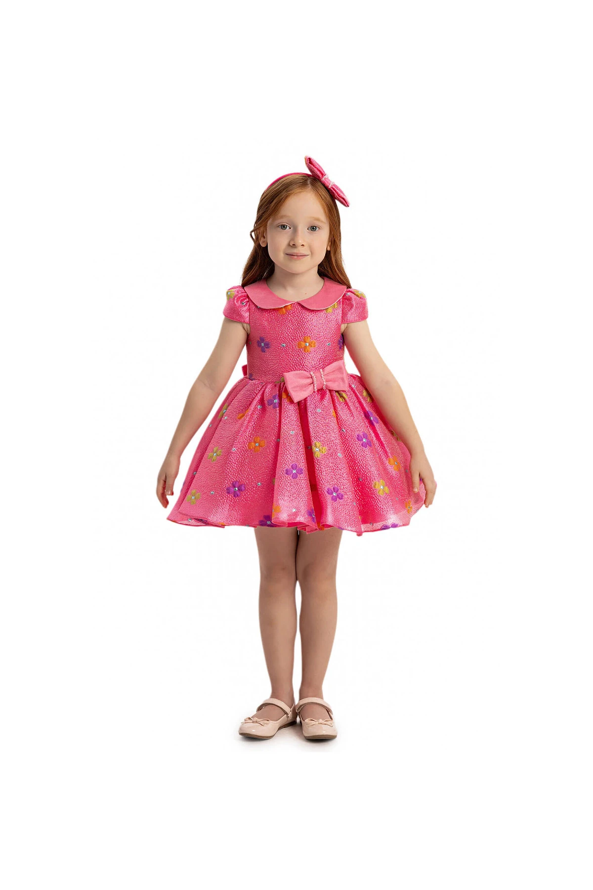 Floral Joy Elbise & Saç Aksesuarlı 2’li Takım