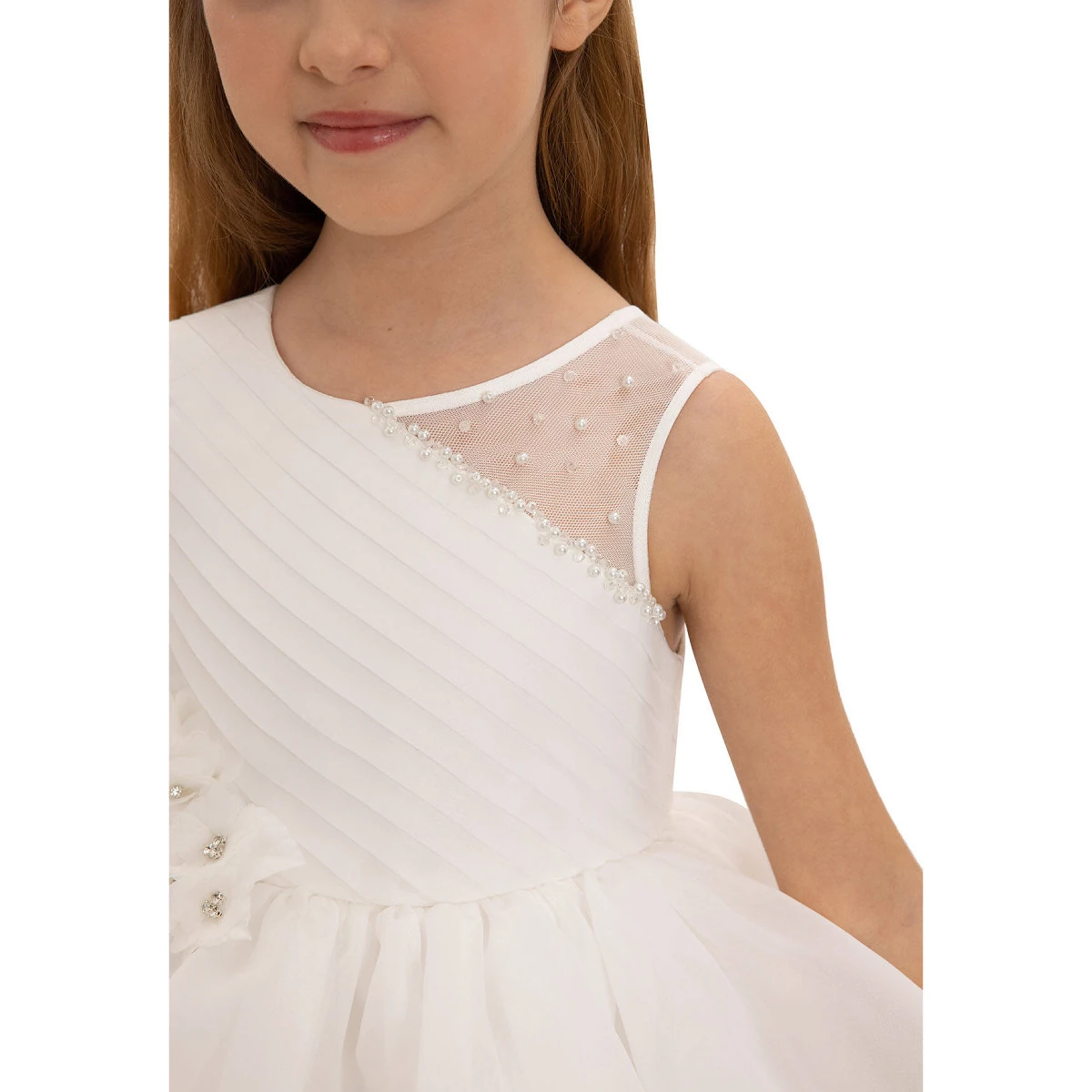 Dreamy Tulle Elbise & Saç Aksesuarlı 2’li Takım