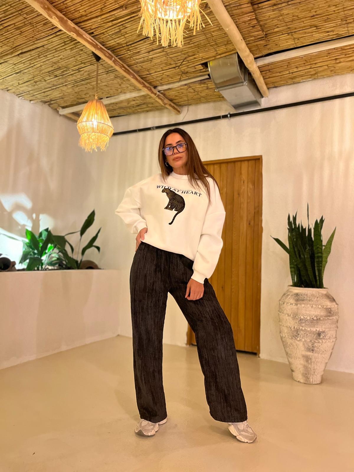 HAYVAN FİGÜRLÜ SWEATSHİRT