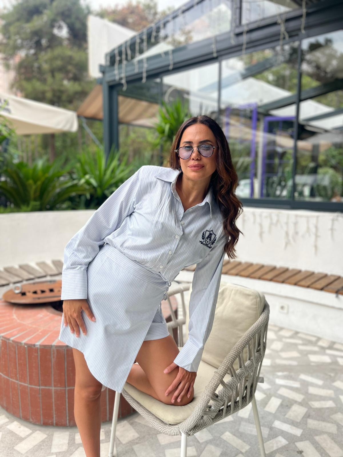 Marin Gömlek Elbise