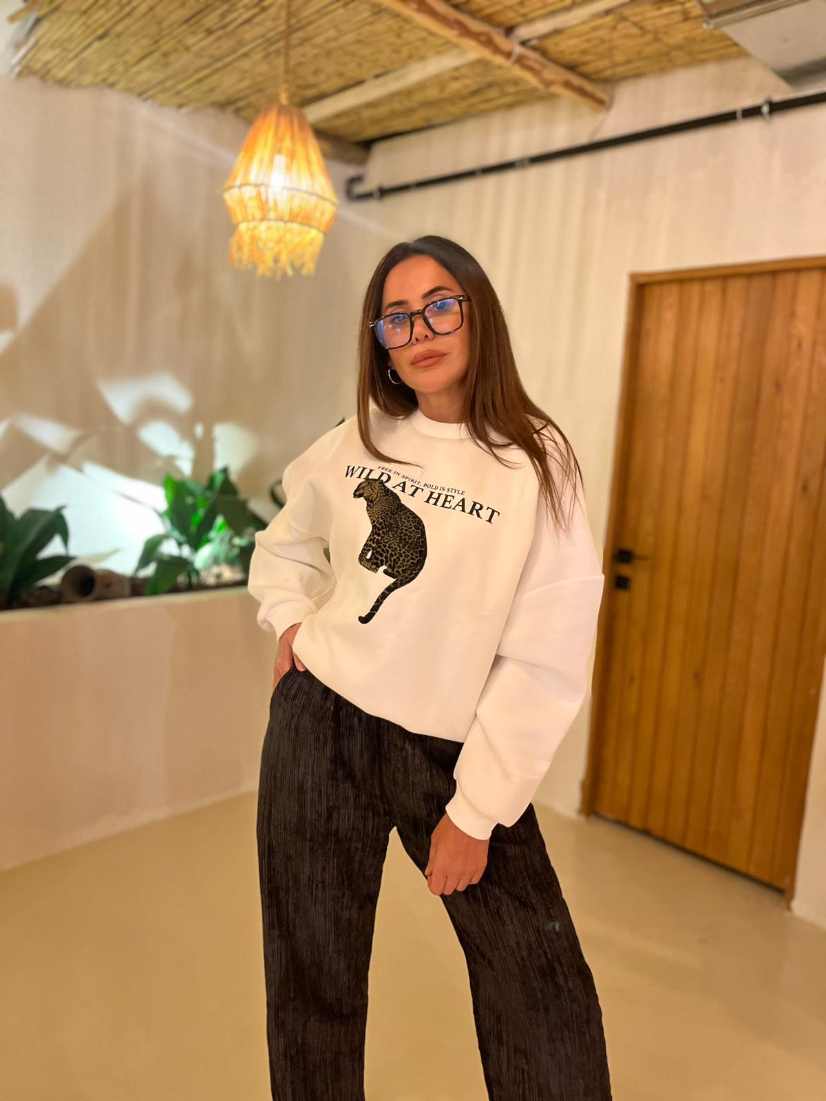 HAYVAN FİGÜRLÜ SWEATSHİRT